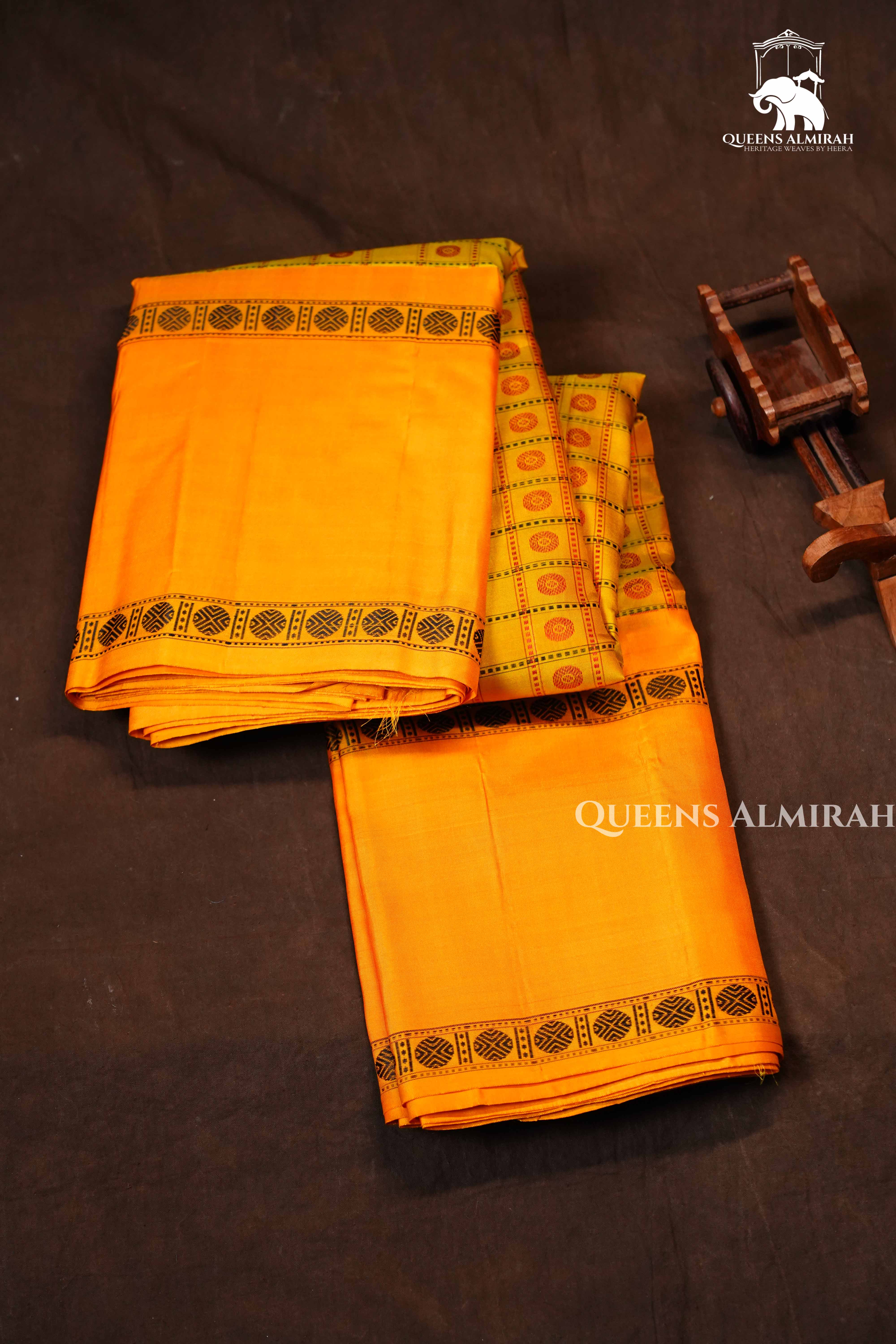 Yellow Pure Kanchivaram Silk Saree