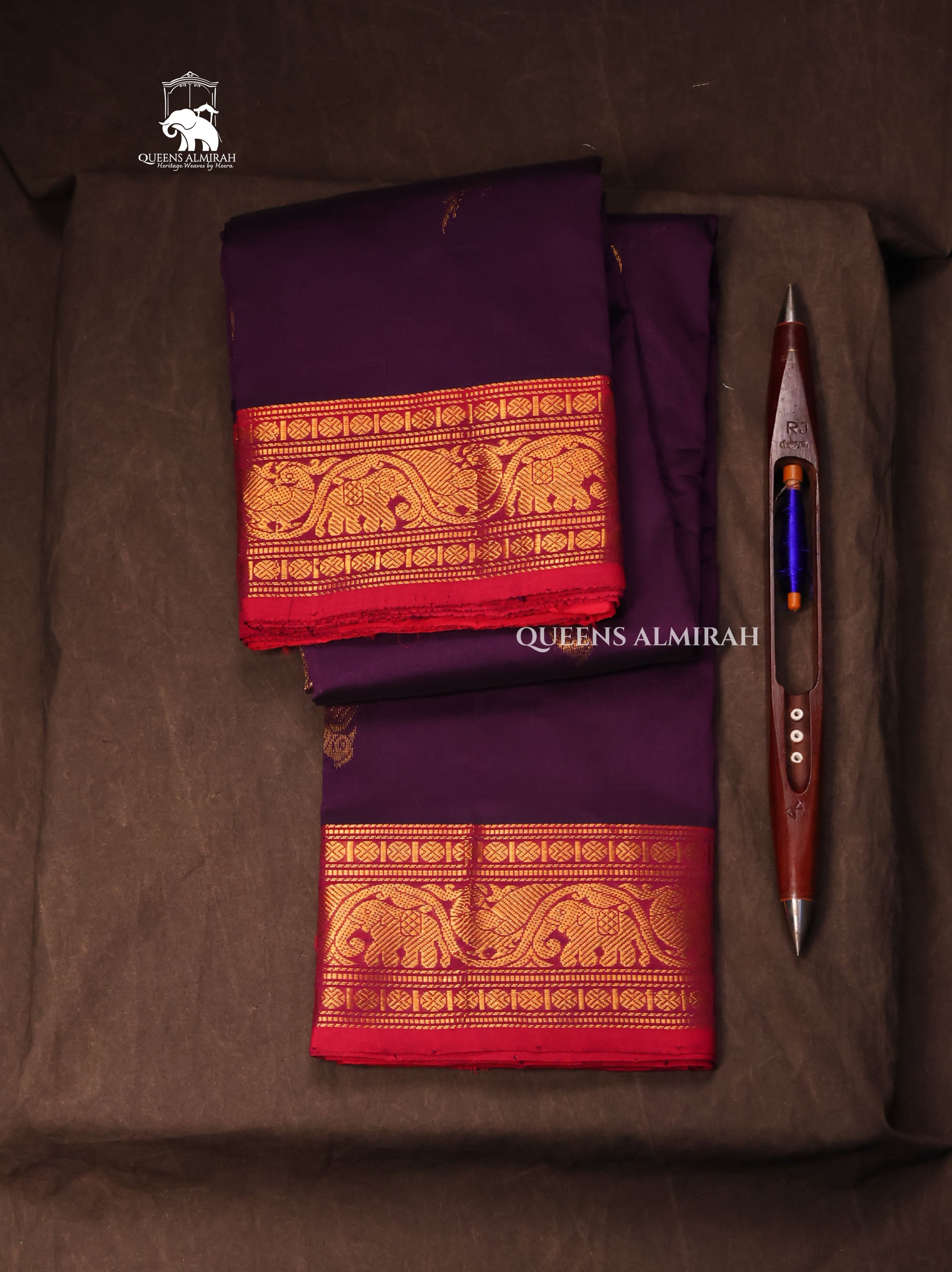 Purple With Red Budget Silk Cotton Saree