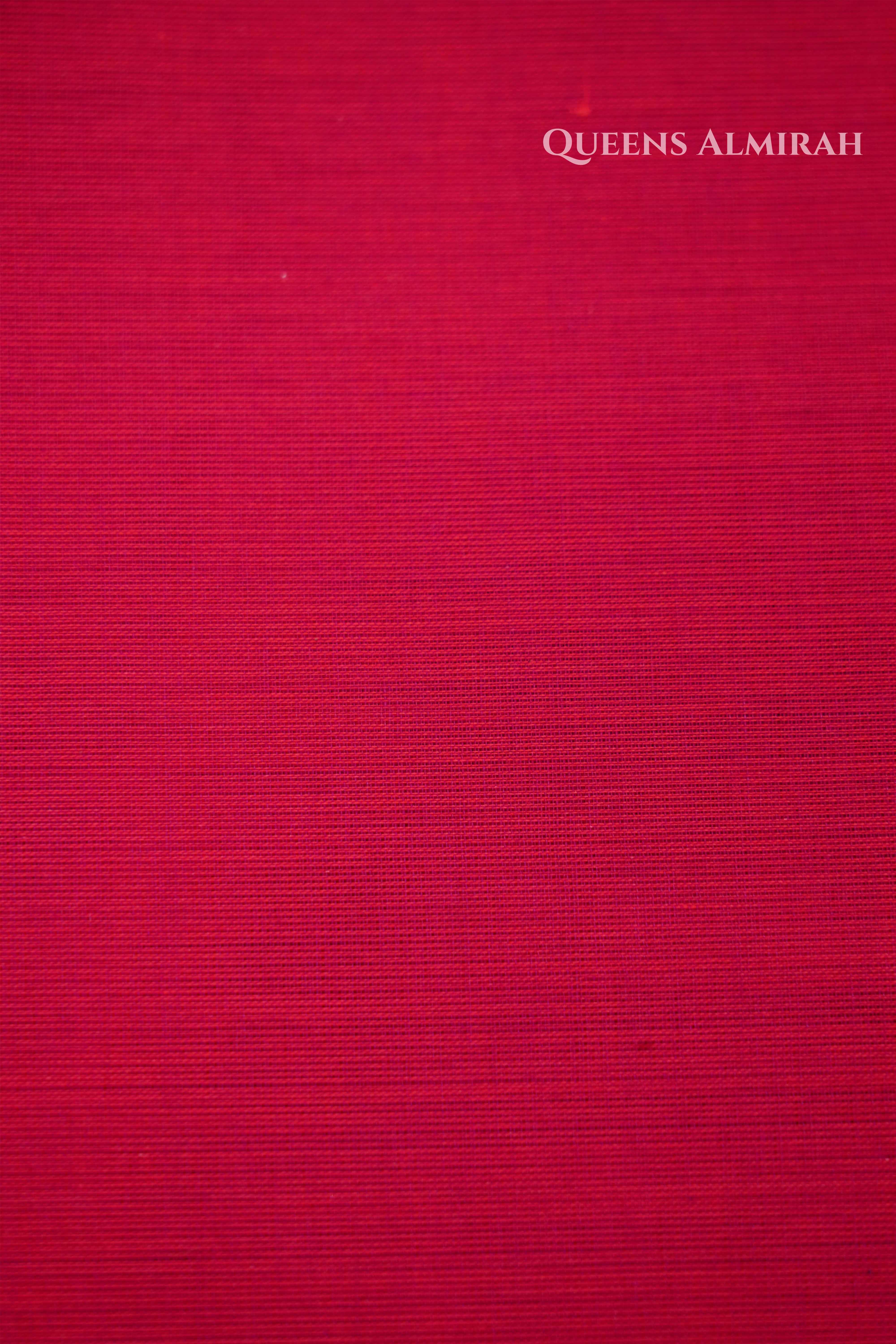 Magenta Pink Kanchi Cotton Saree