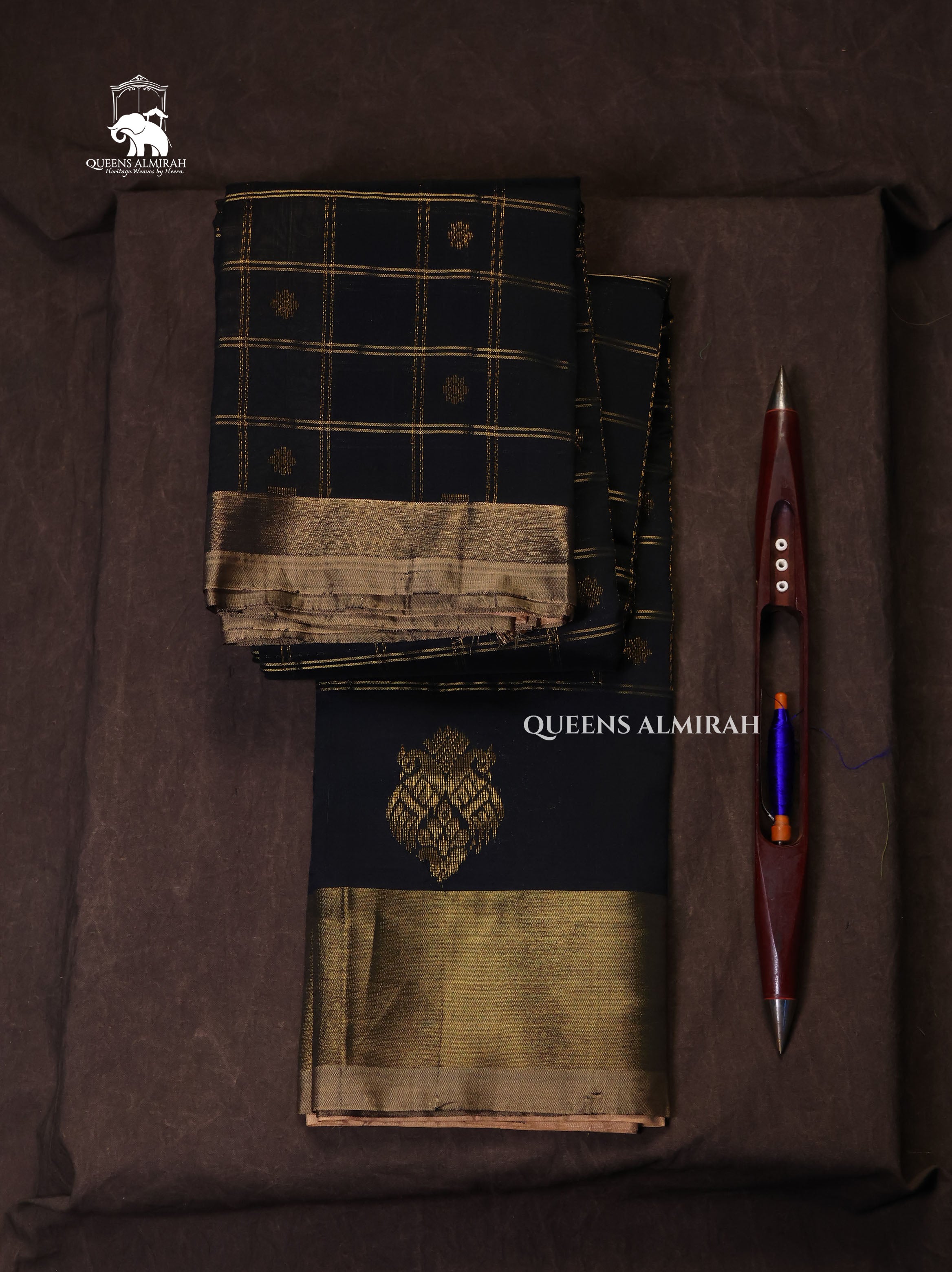 Black Budget Silk Cotton Saree