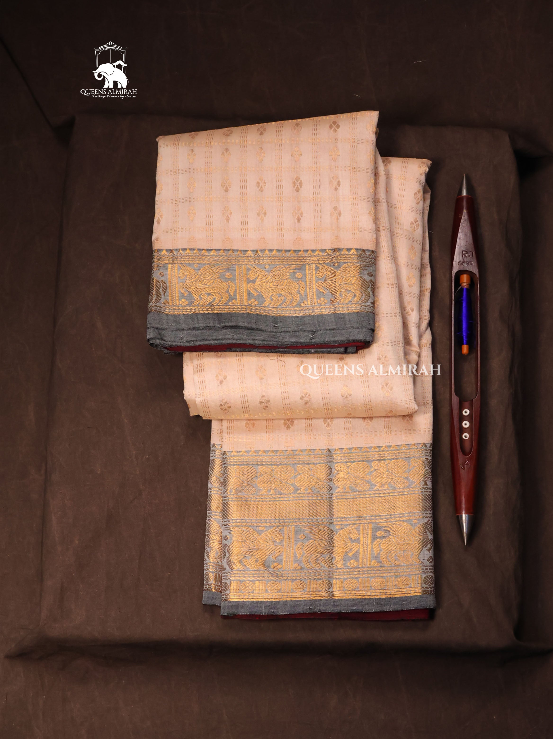 Off White Budget Silk Cotton Saree