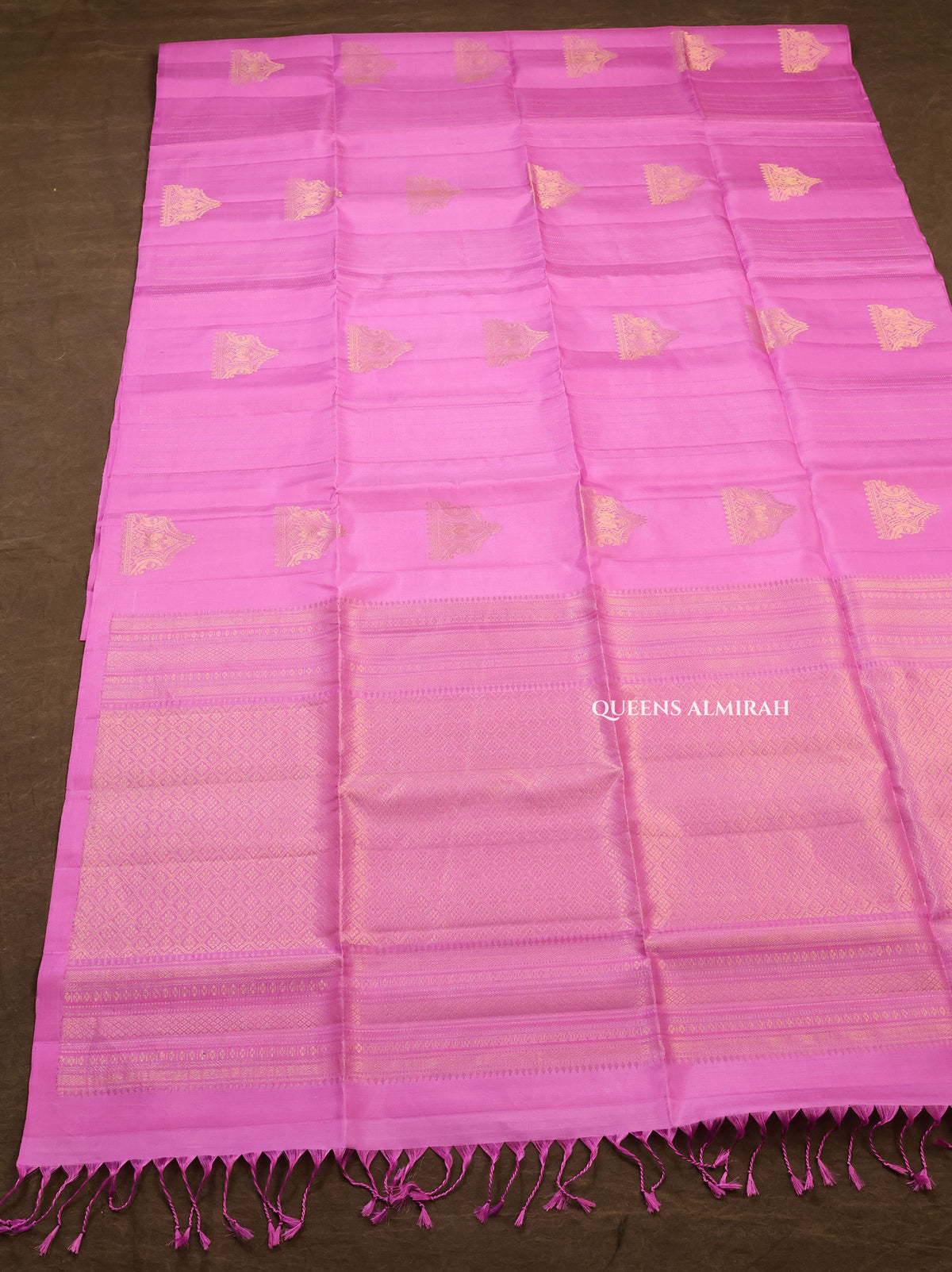 Pink Pure Soft Silk Saree