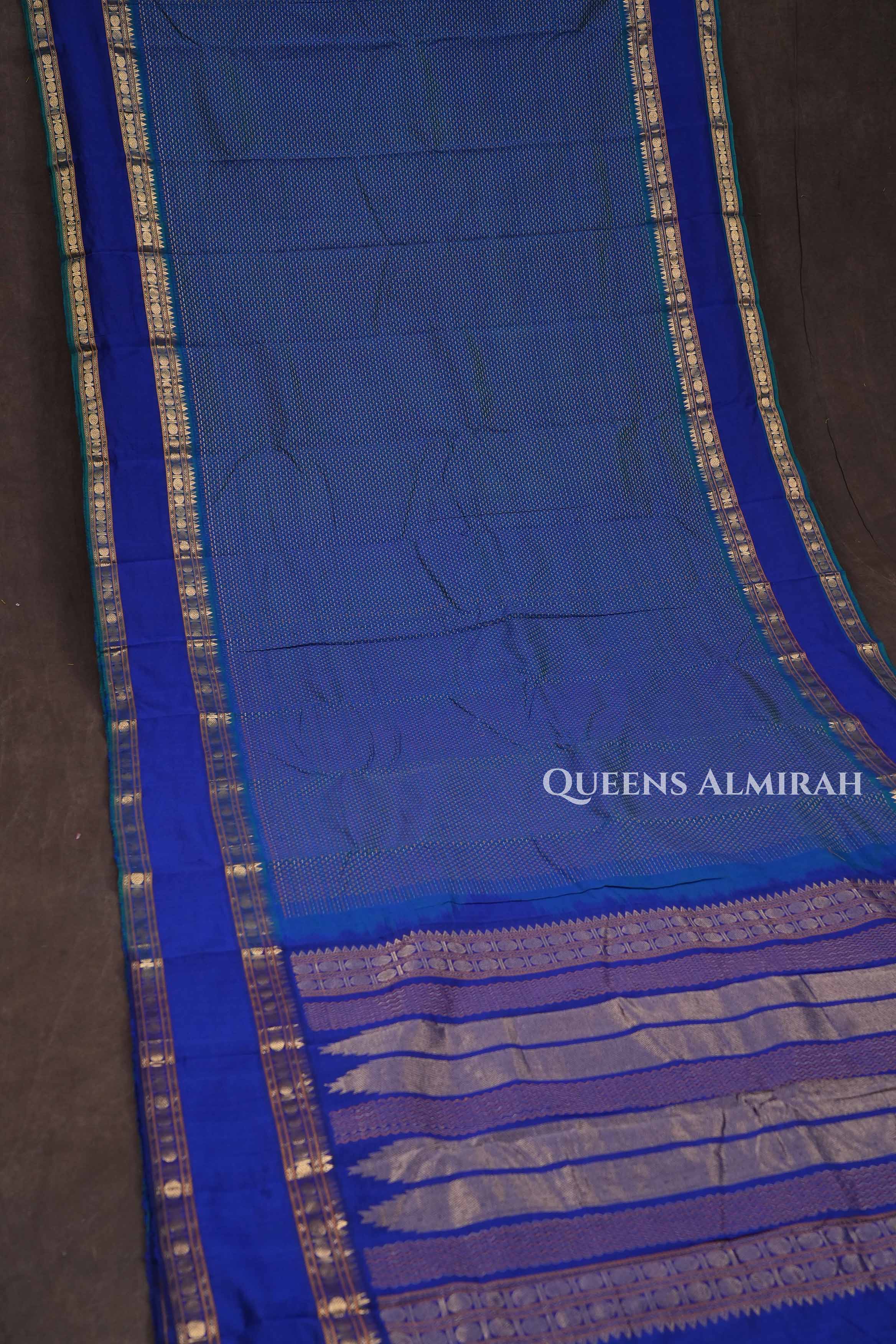 Royal Blue Budget Silk Cotton Saree