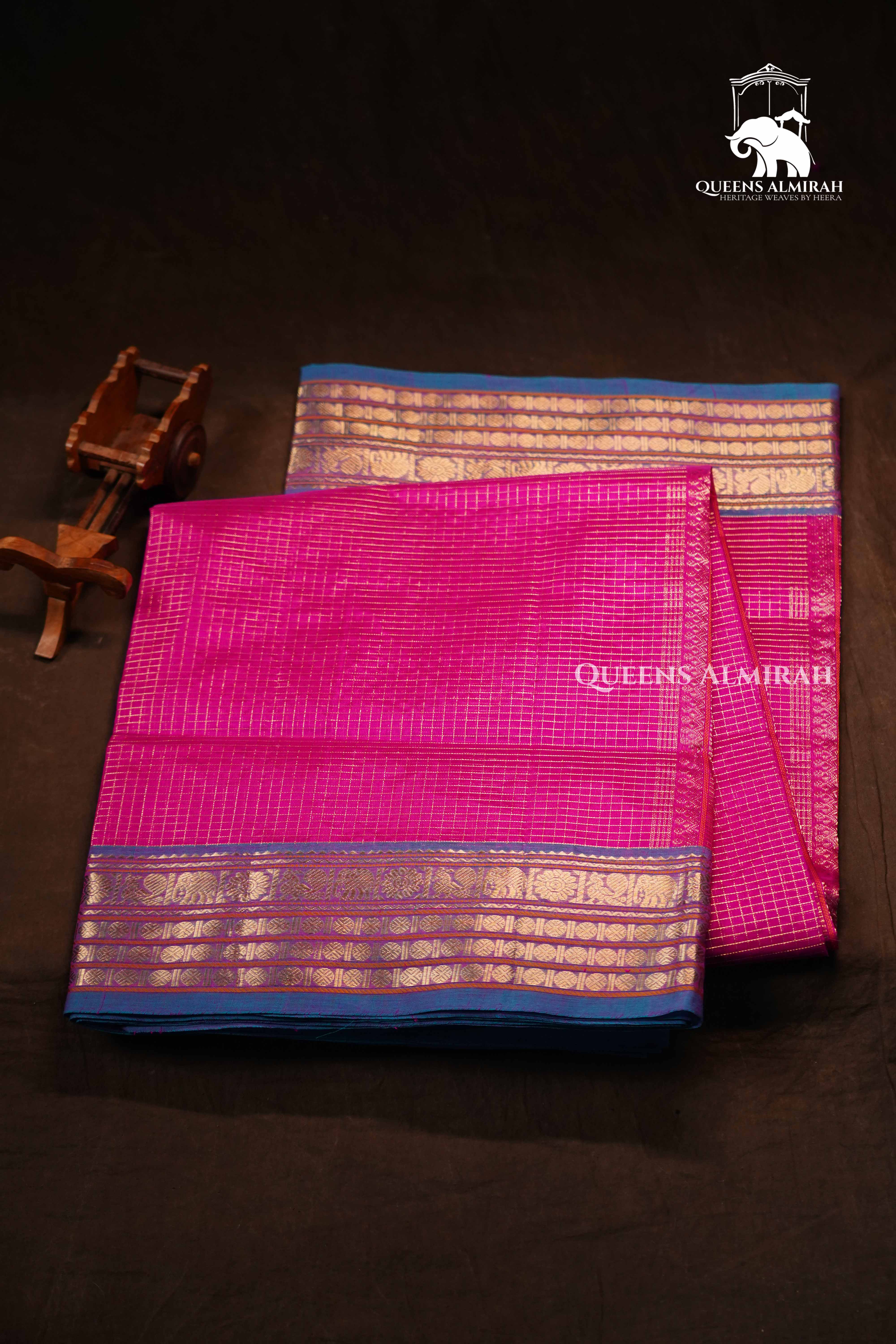 Royal Heath Karaikudi Chettinad Silk Cotton Saree