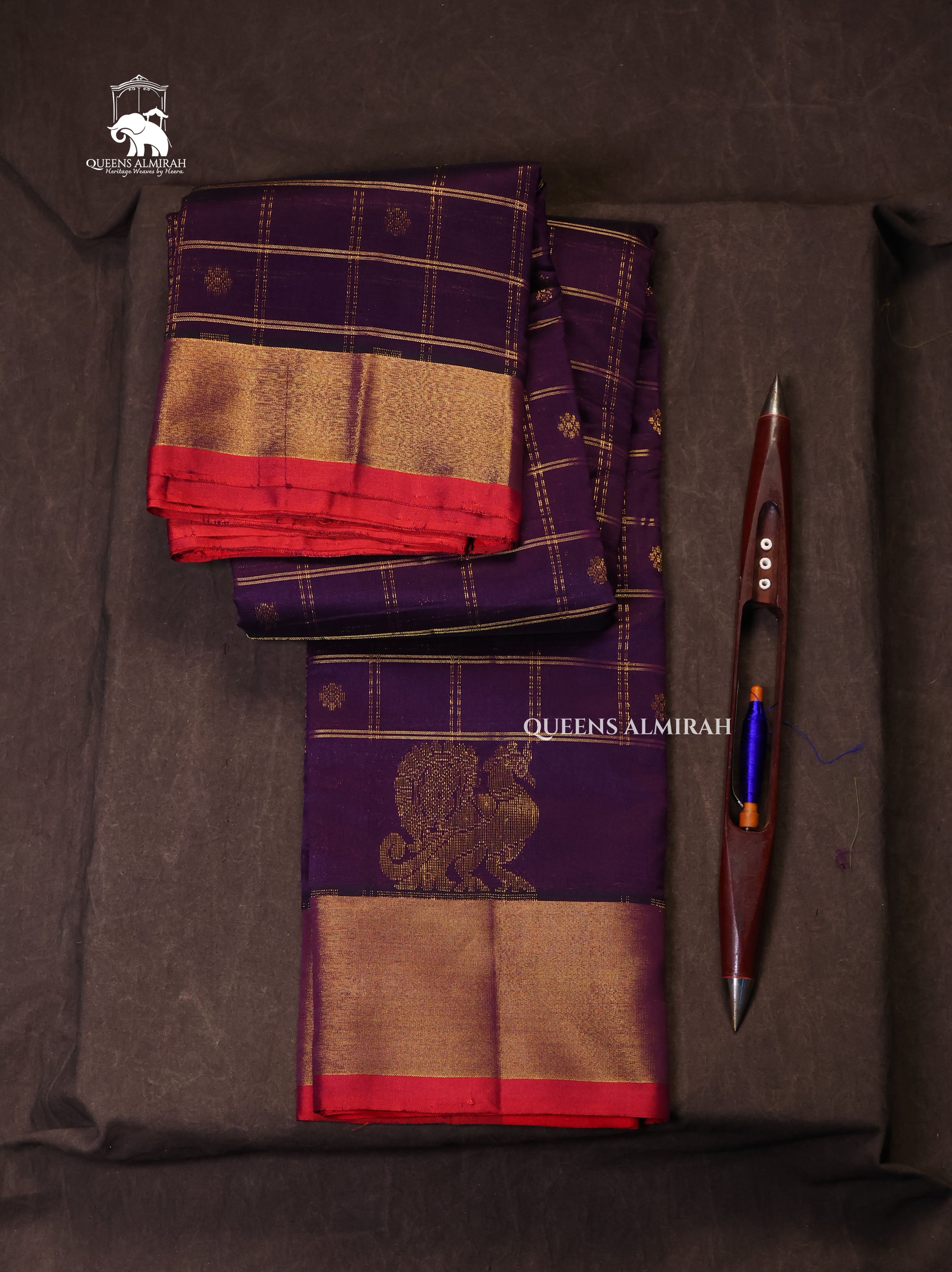 Purple With Red Budget Silk Cotton Saree