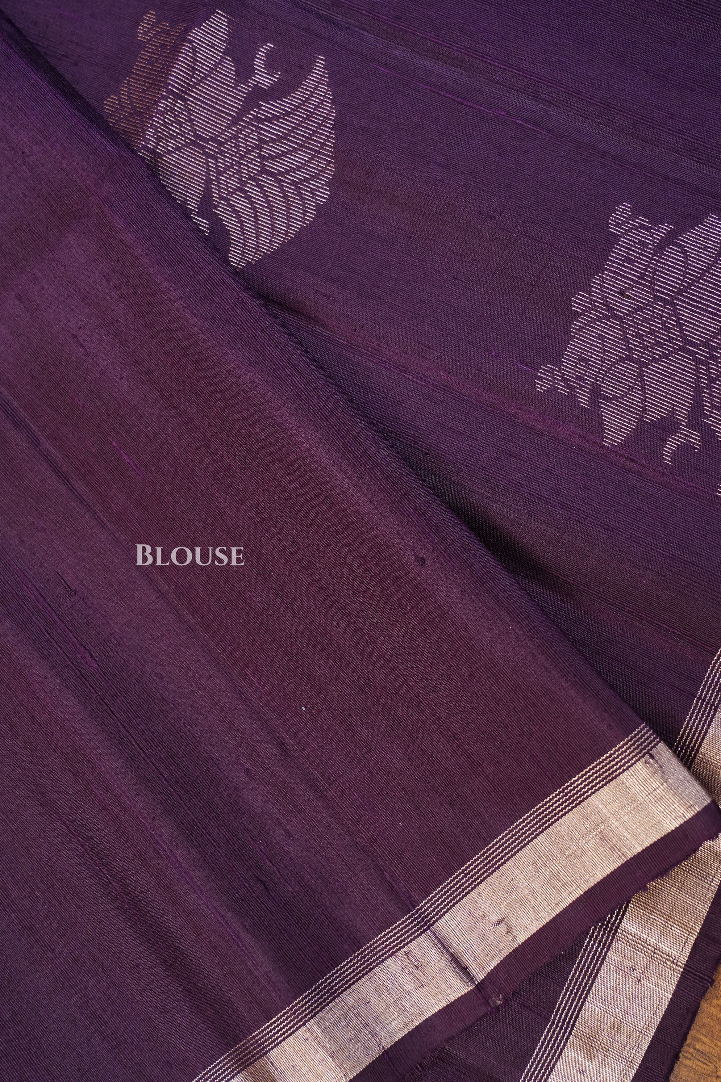 Deep Wine Pure Kanchivaram Raw Silk Saree