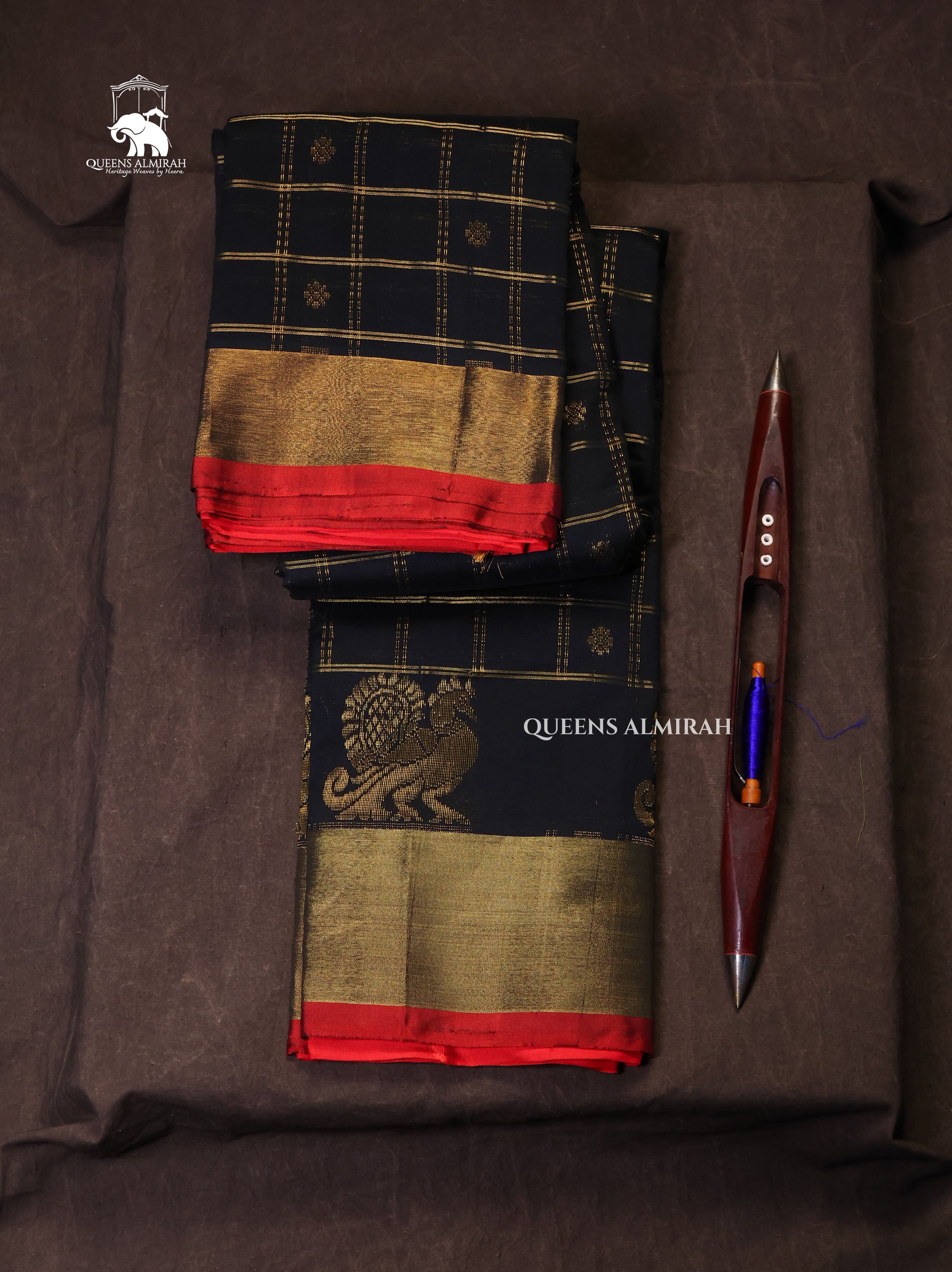 Black With Red Budget Silk Cotton Saree