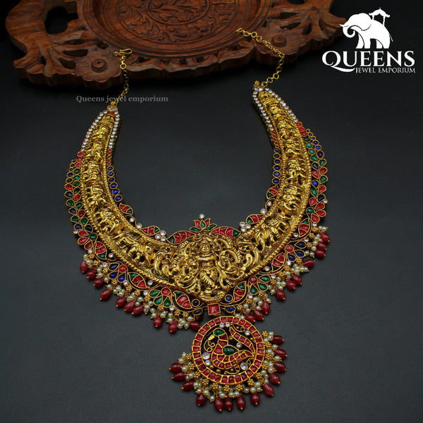HAMSAVENI KANTI NECKLACE - Queens Jewel Emporium