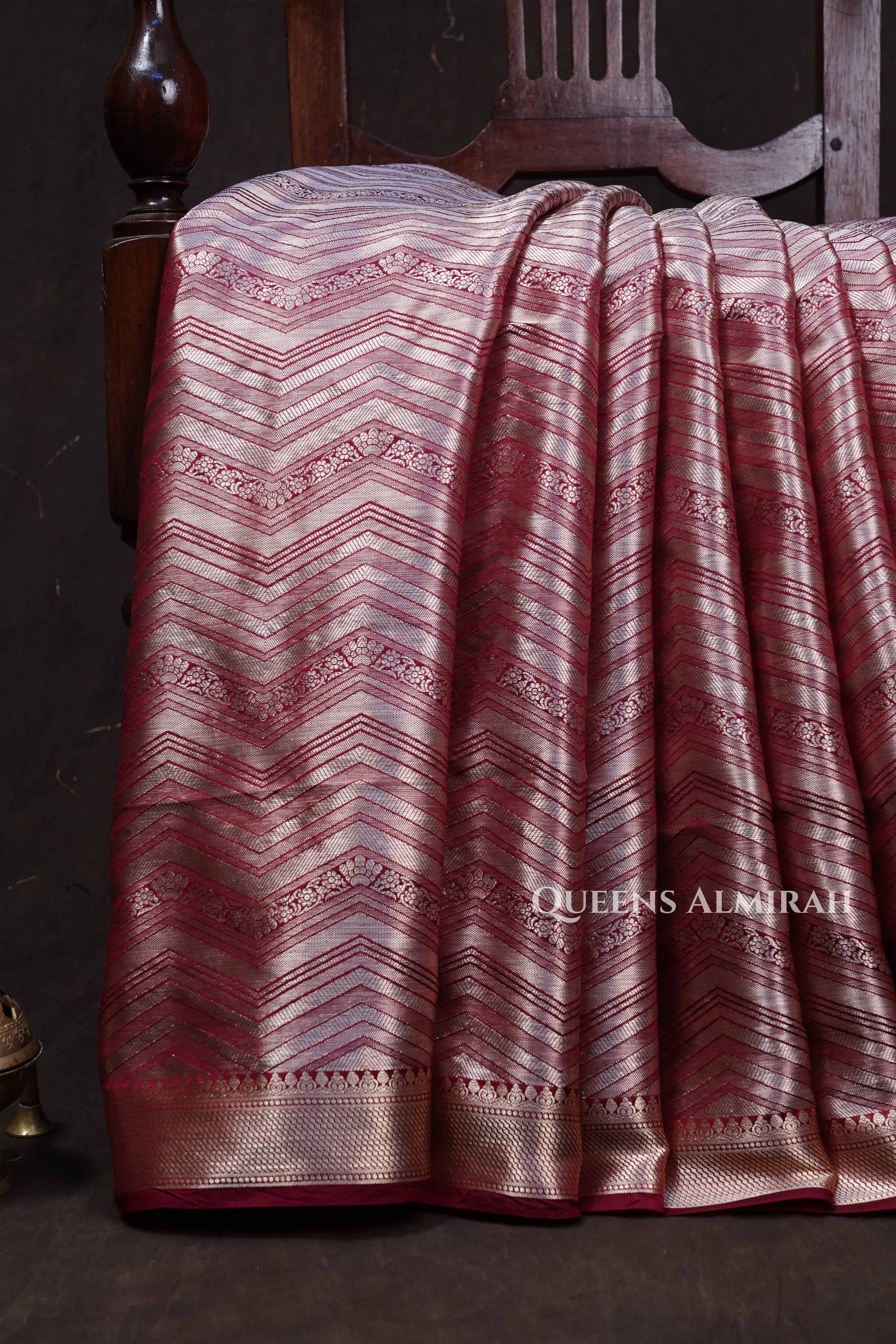 Red Banarasi Silk Saree