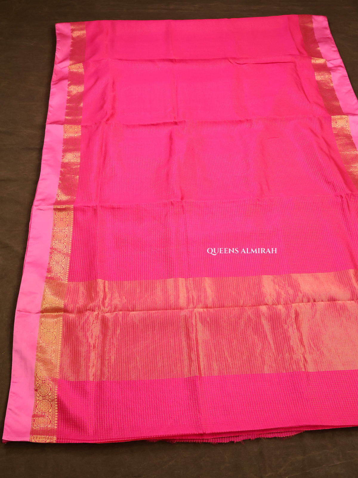 Pink Maheshwari Silk Saree