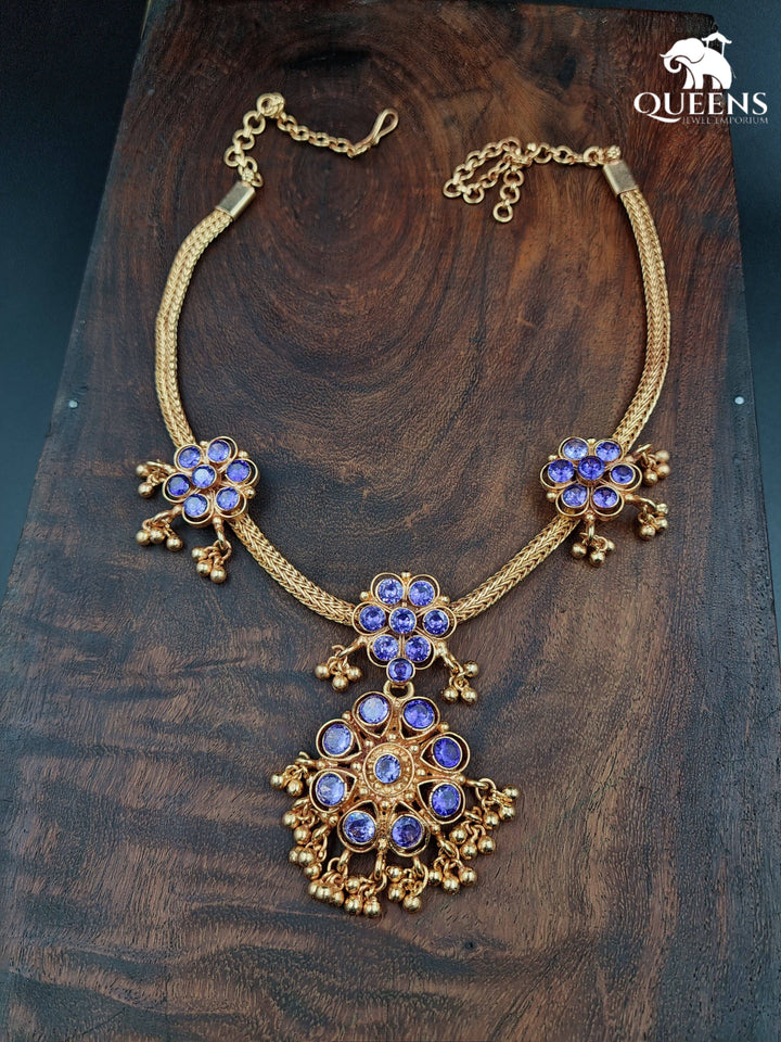 JAYAPRADHA ZIRCON NECKLACE - Queens Jewel Emporium