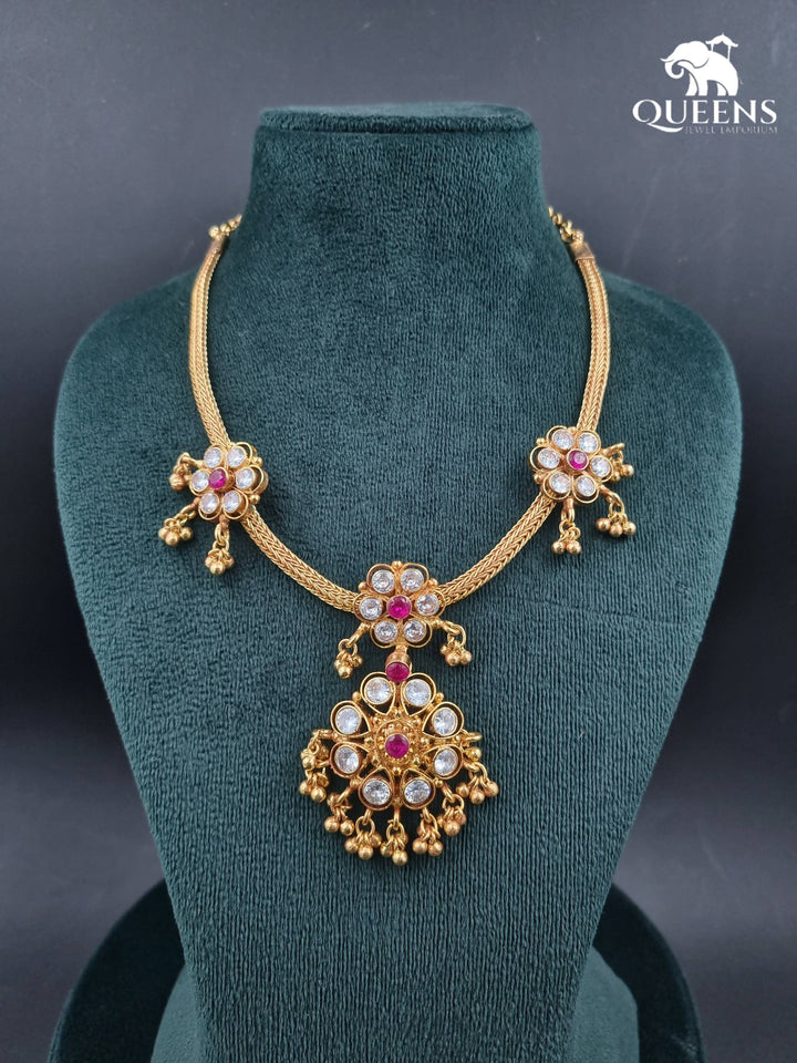JAYAPRADHA ZIRCON NECKLACE - Queens Jewel Emporium
