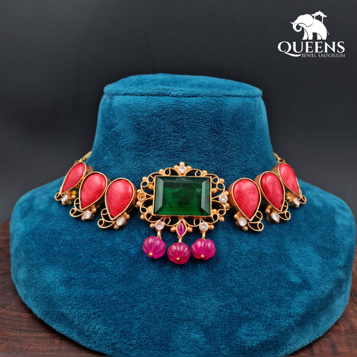 DHIRAVIKA CHOKER - Queens Jewel Emporium