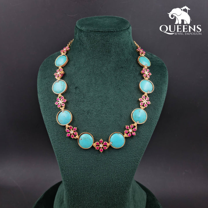 PALLAVI FLORAL NECKLACE - Queens Jewel Emporium