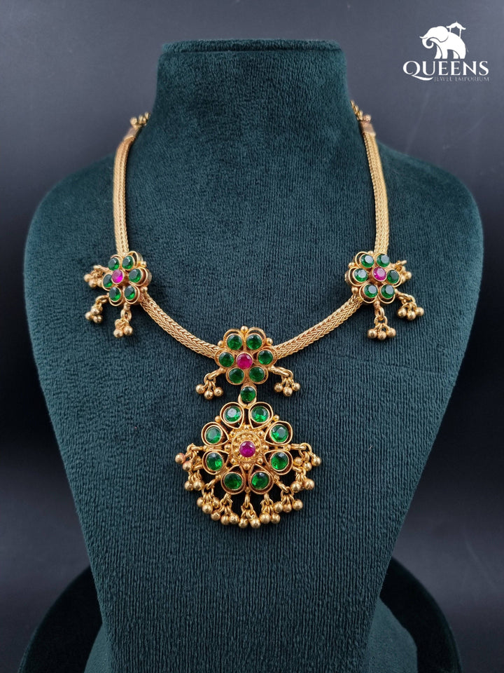 JAYAPRADHA ZIRCON NECKLACE - Queens Jewel Emporium