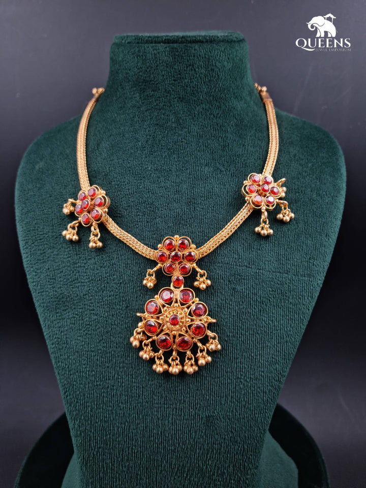 JAYAPRADHA ZIRCON NECKLACE - Queens Jewel Emporium