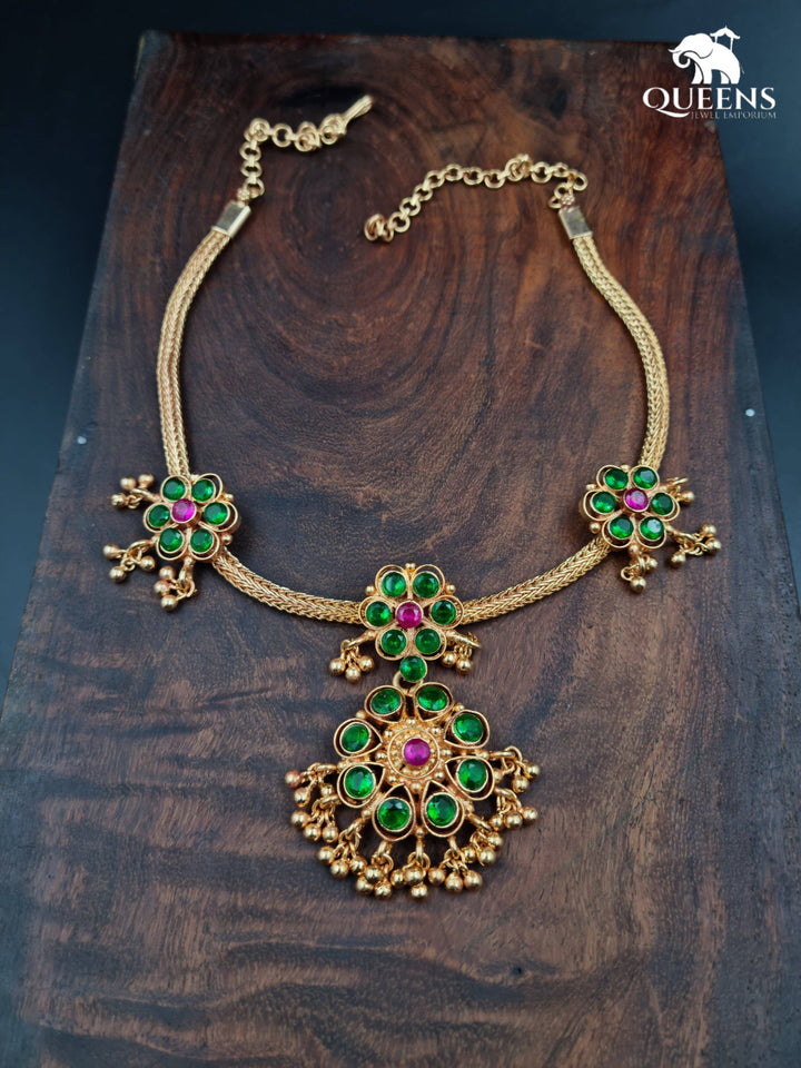 JAYAPRADHA ZIRCON NECKLACE - Queens Jewel Emporium
