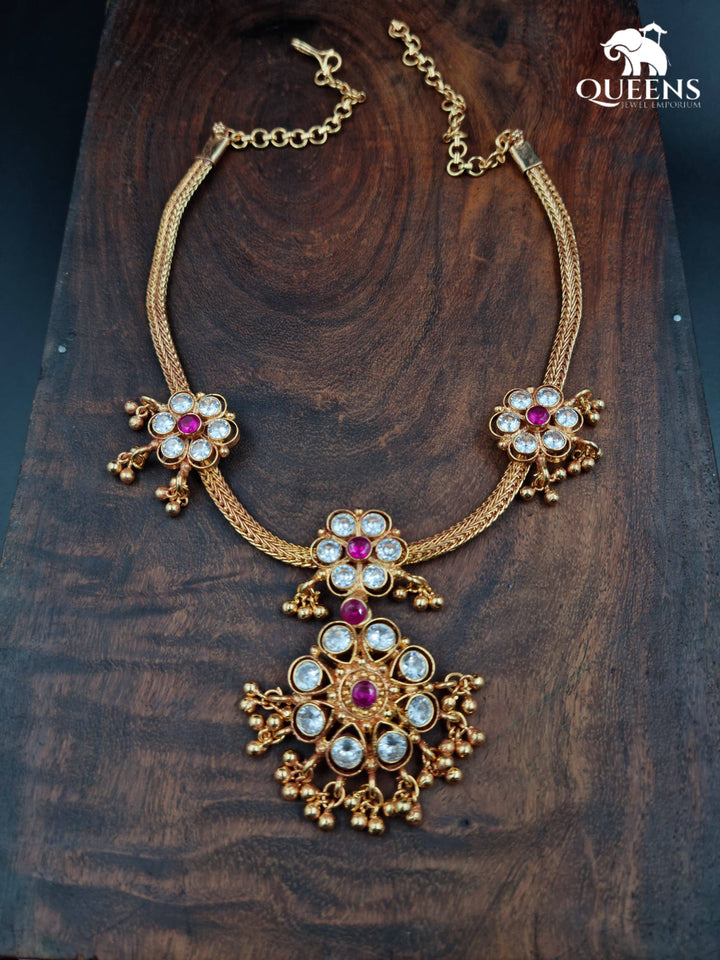JAYAPRADHA ZIRCON NECKLACE - Queens Jewel Emporium
