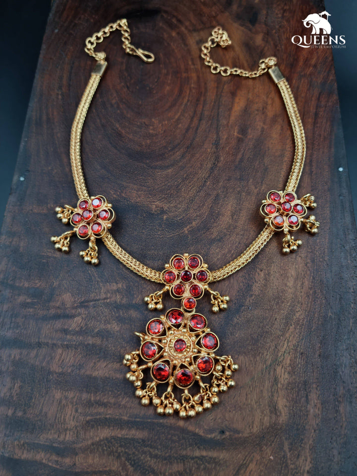 JAYAPRADHA ZIRCON NECKLACE - Queens Jewel Emporium