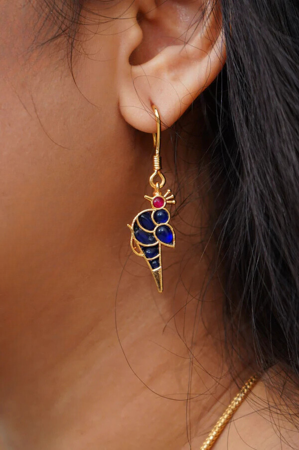 MATHU  NECKLACE SET - NAVY BLUE - Queens Jewel Emporium
