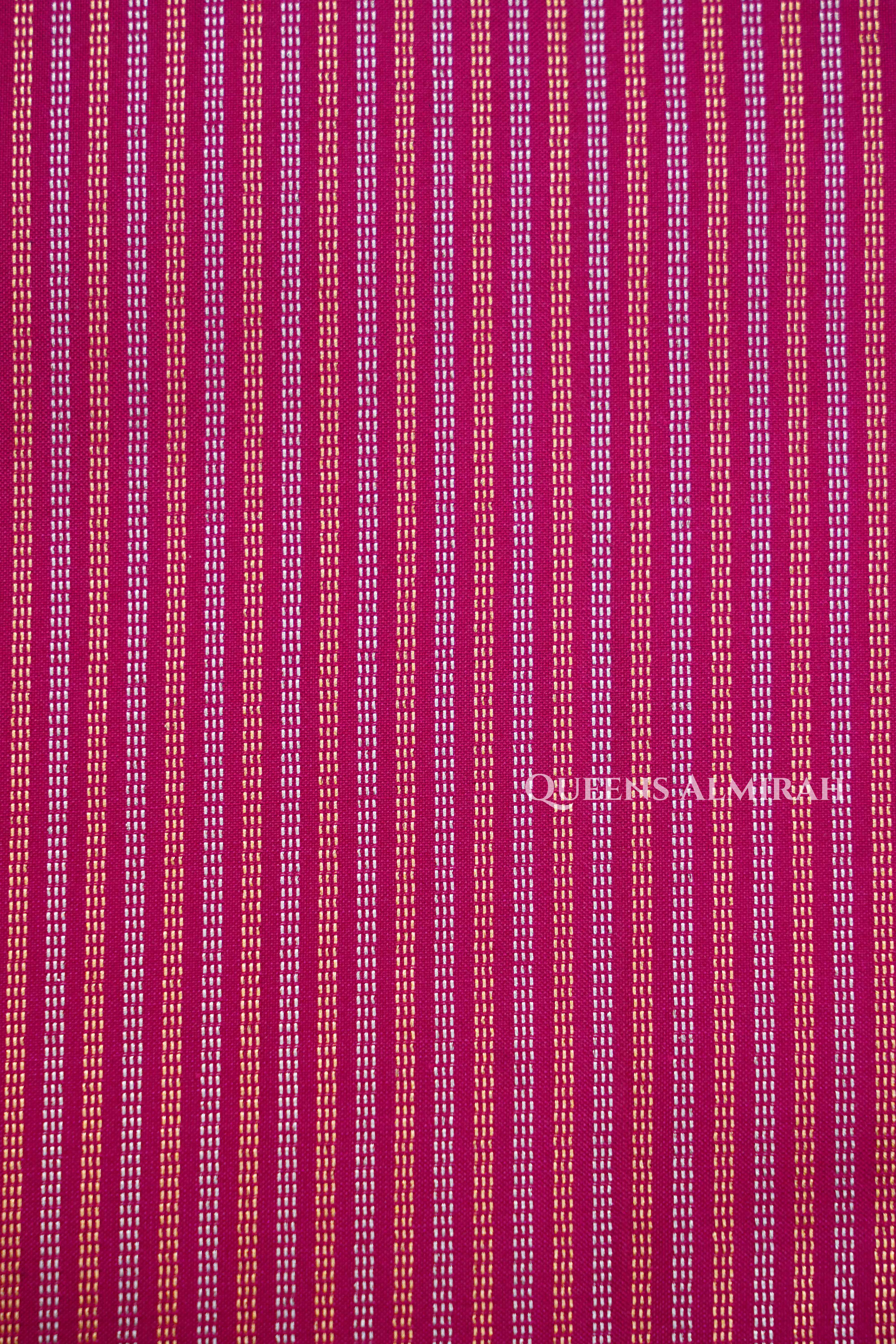Magenta Pink Pure Kanchivaram Silk Saree