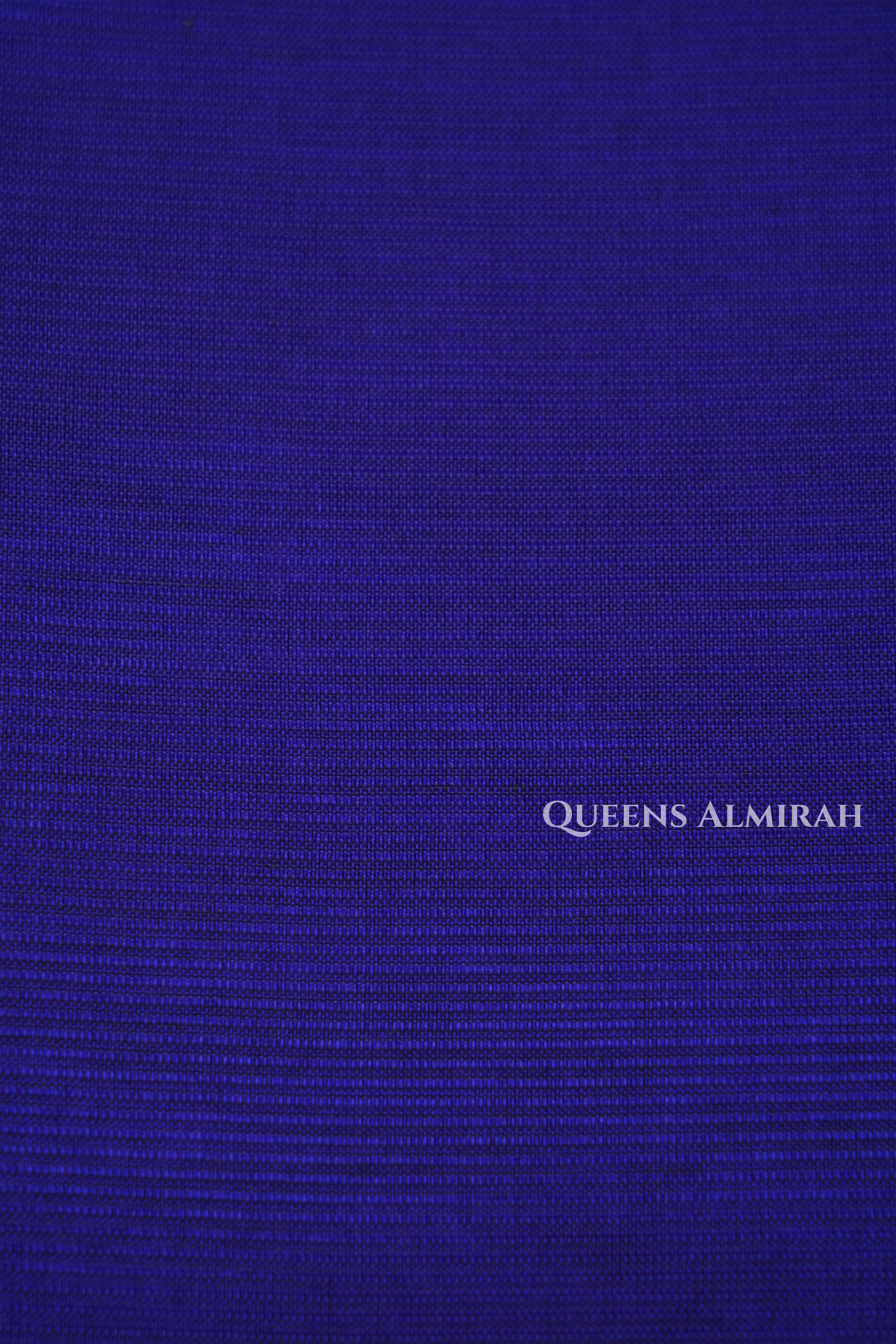 Indigo Mangalgiri Saree