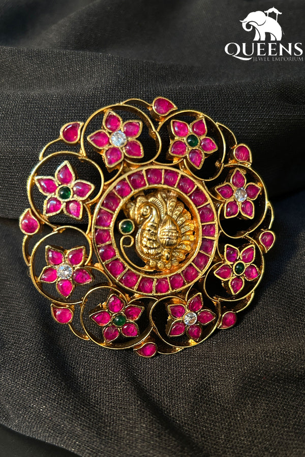 PADMINI RAKKADAI PENDANT SET - Queens Jewel Emporium