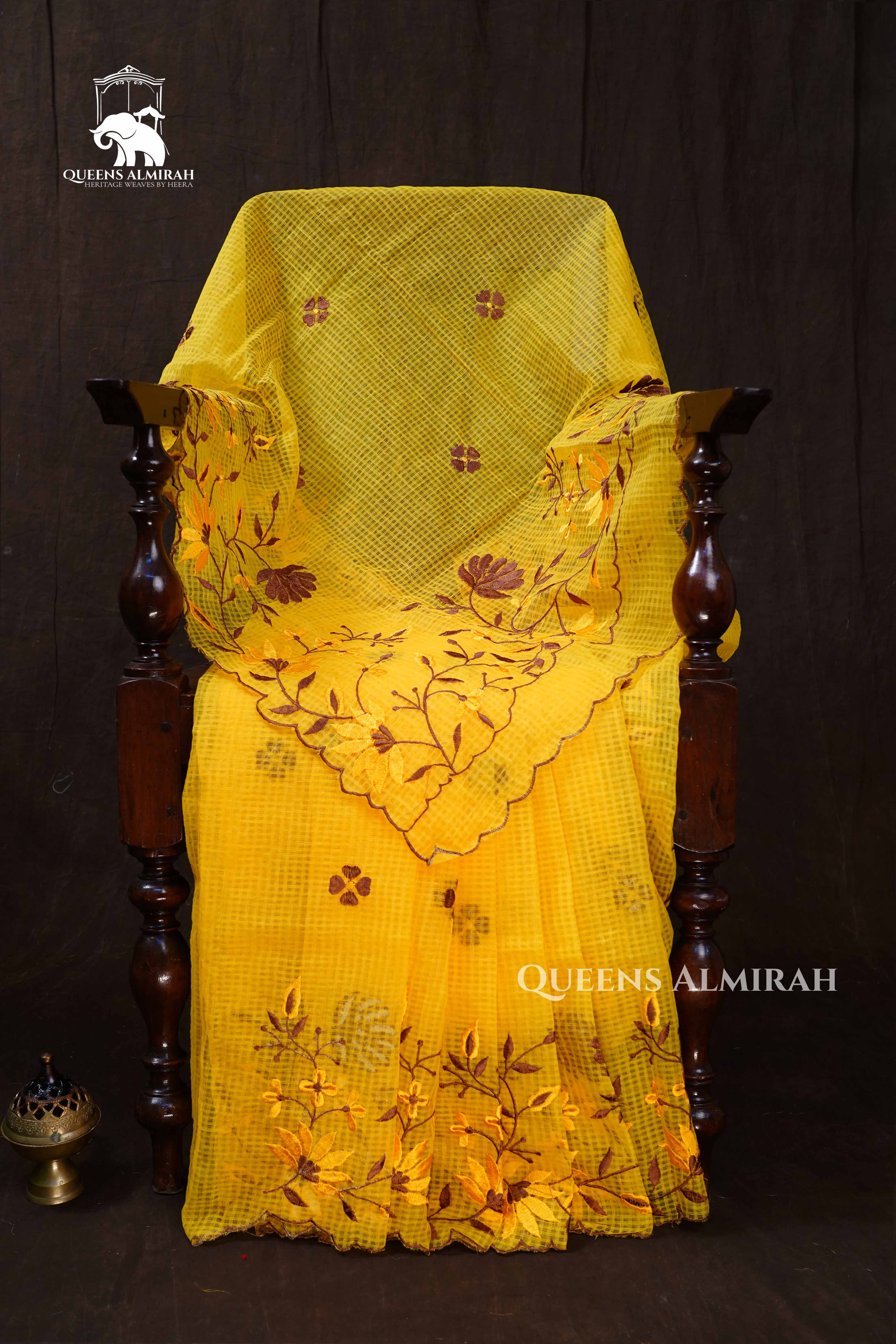 Yellow Semi Kota Silk Cotton Saree