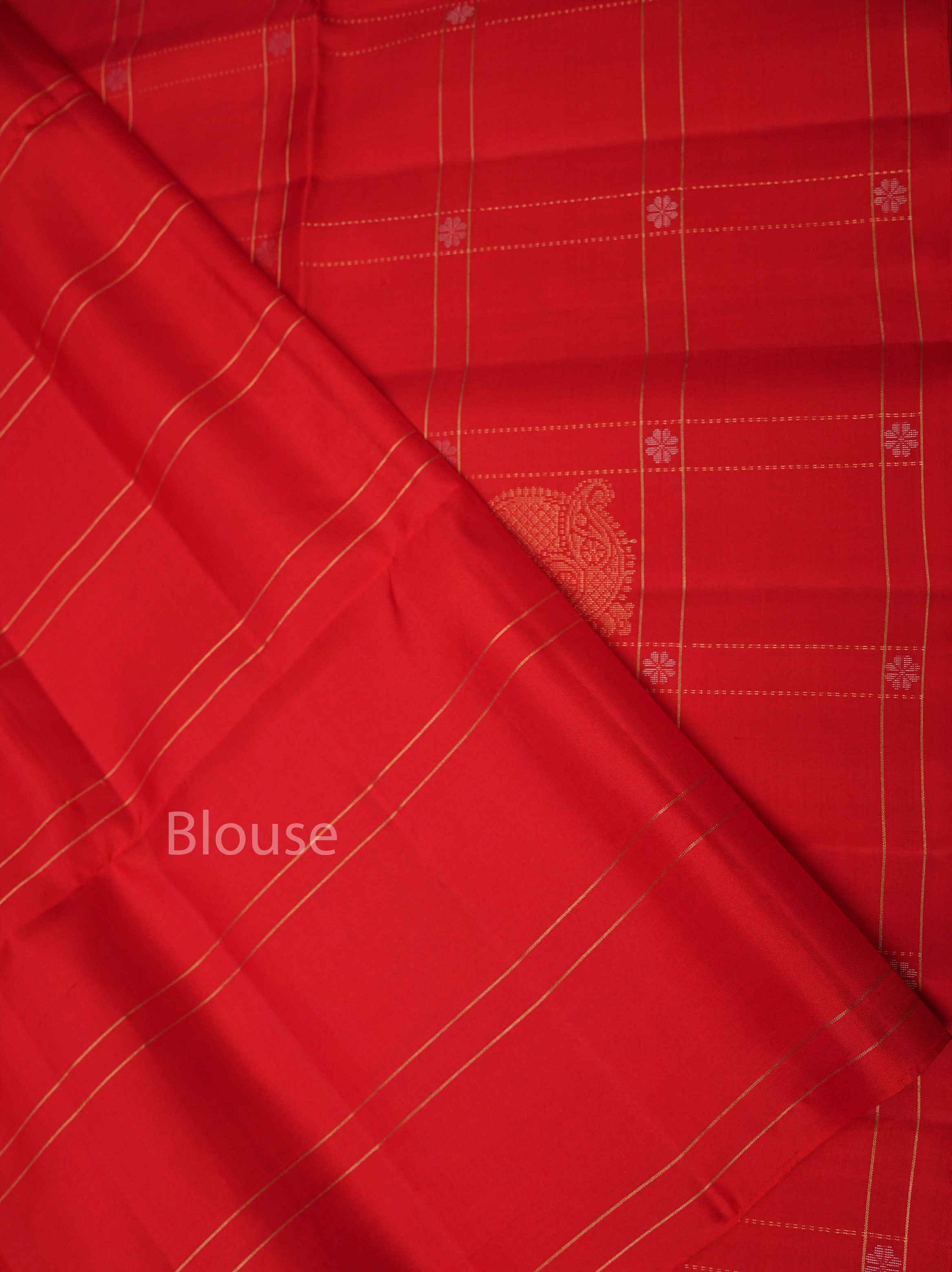 Red Pure Soft Silk Saree