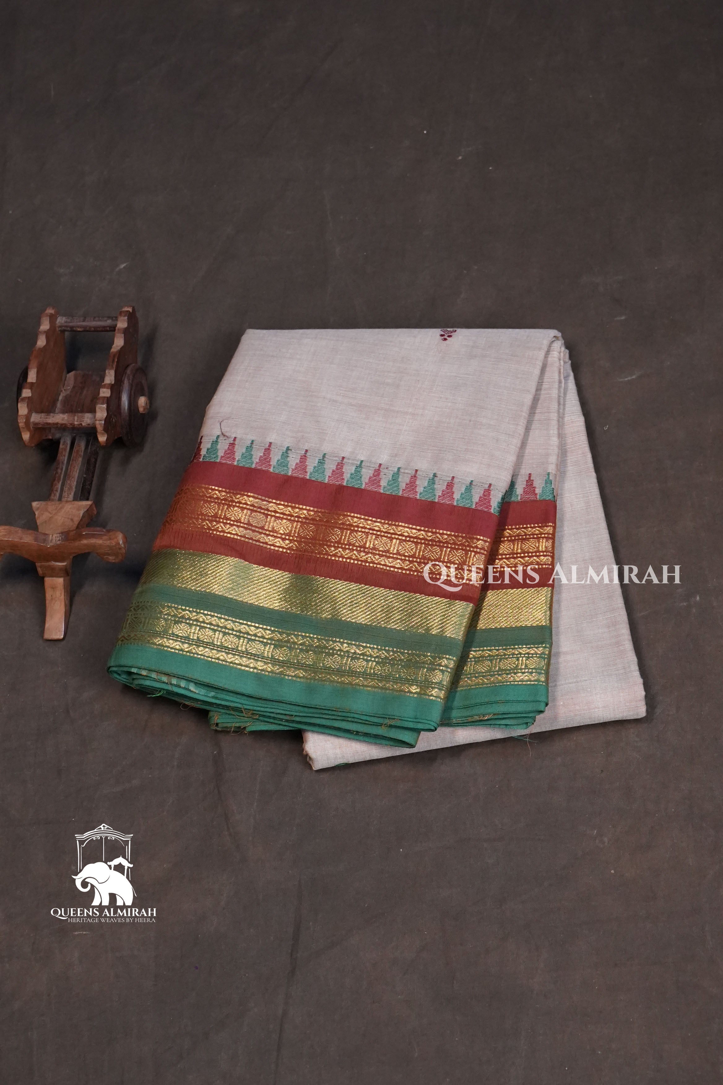 Off White Kanchi Cotton Saree