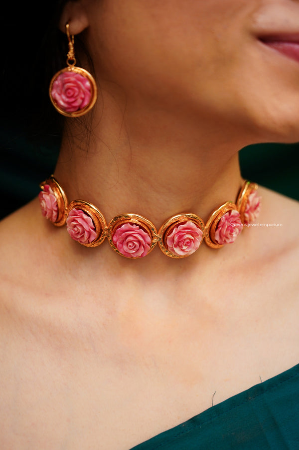 KARTHIKA - ROSE CHOKER - Queens Jewel Emporium