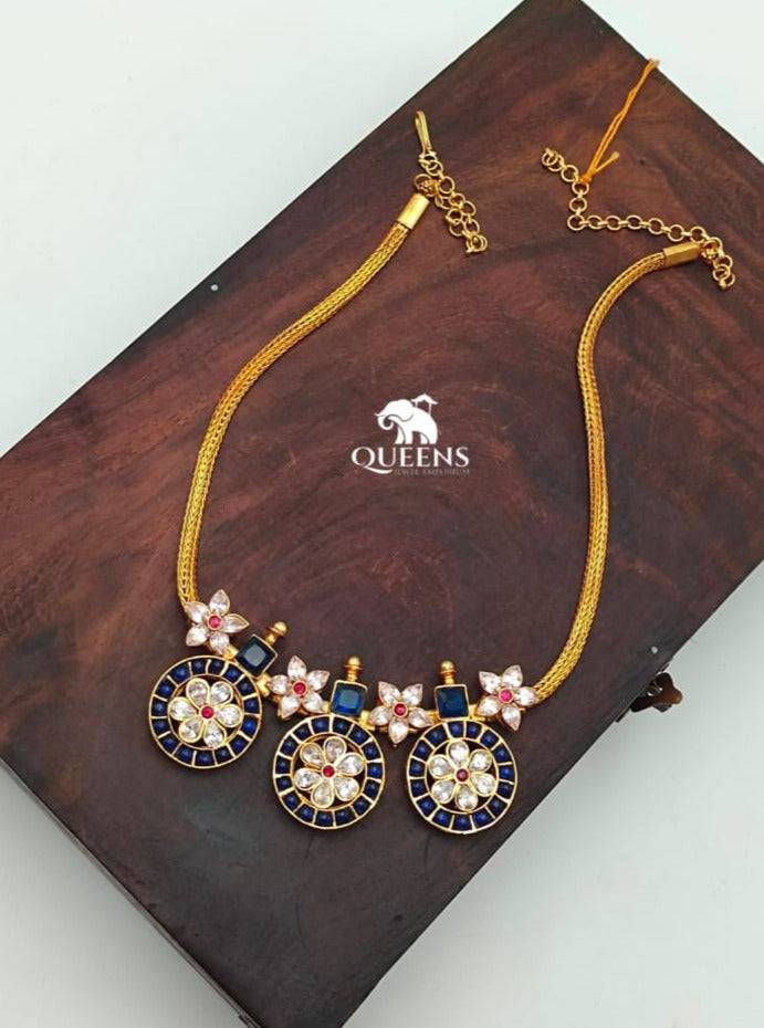 SUVARNAI KEMP NECKLACE - Queens Jewel Emporium