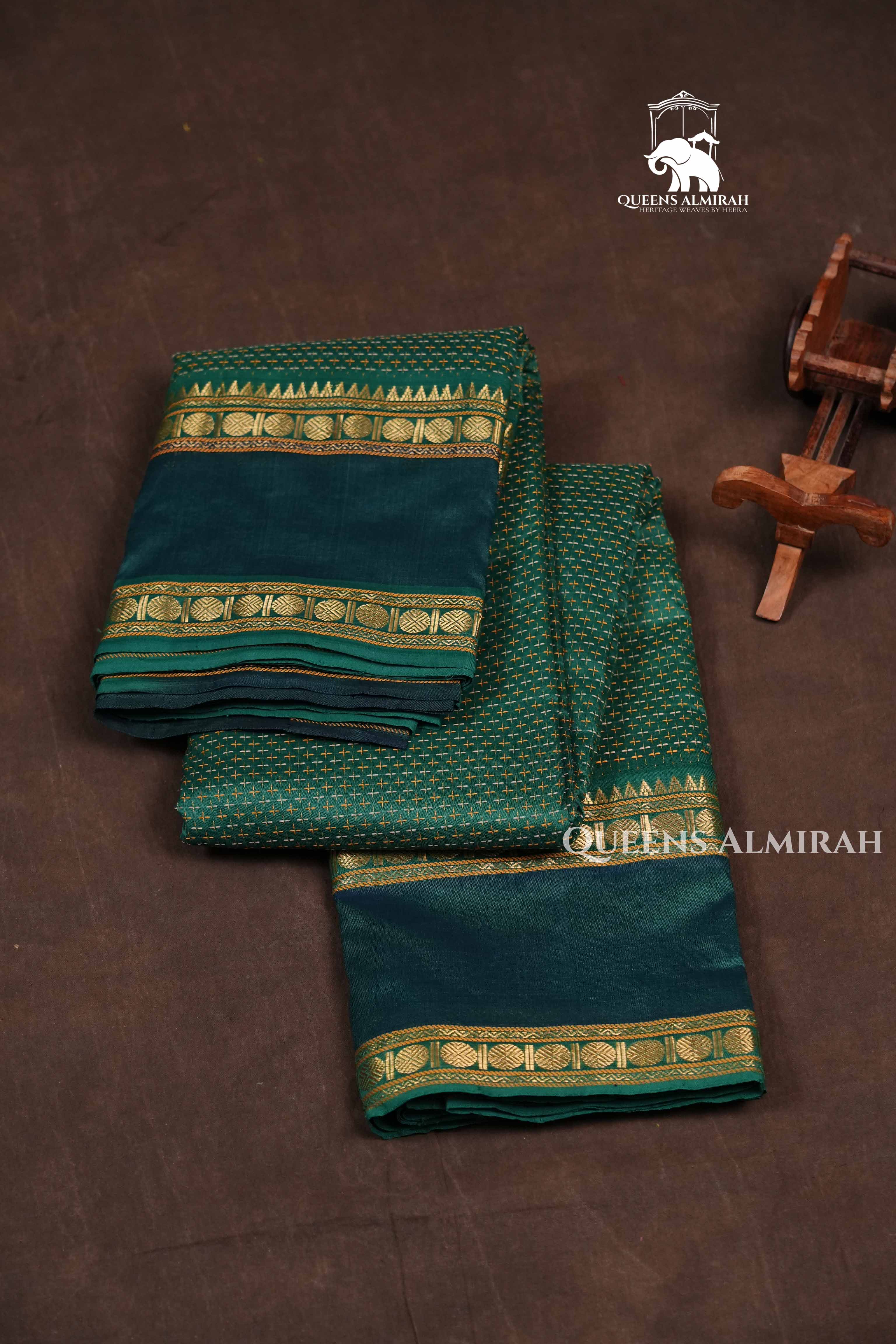Green Budget Silk Cotton Saree