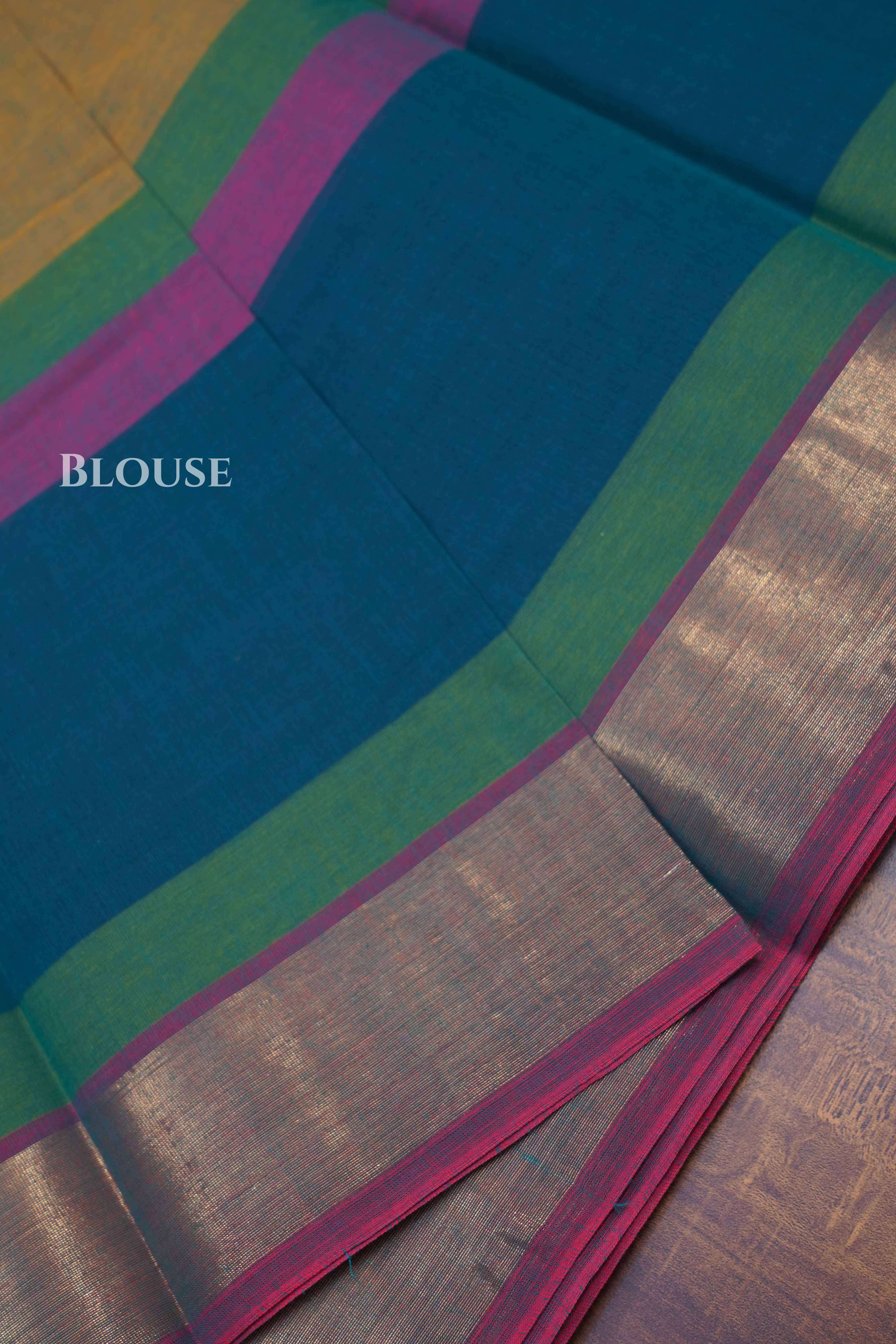Multi Color Chettinad Cotton Saree