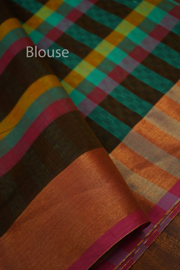 MULTI COLOR PURE SILK COTTON - Queens Jewel Emporium