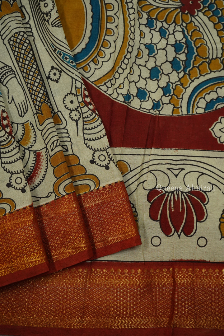 COTTON SEED   MANGALGIRI SAREE - Queens Jewel Emporium
