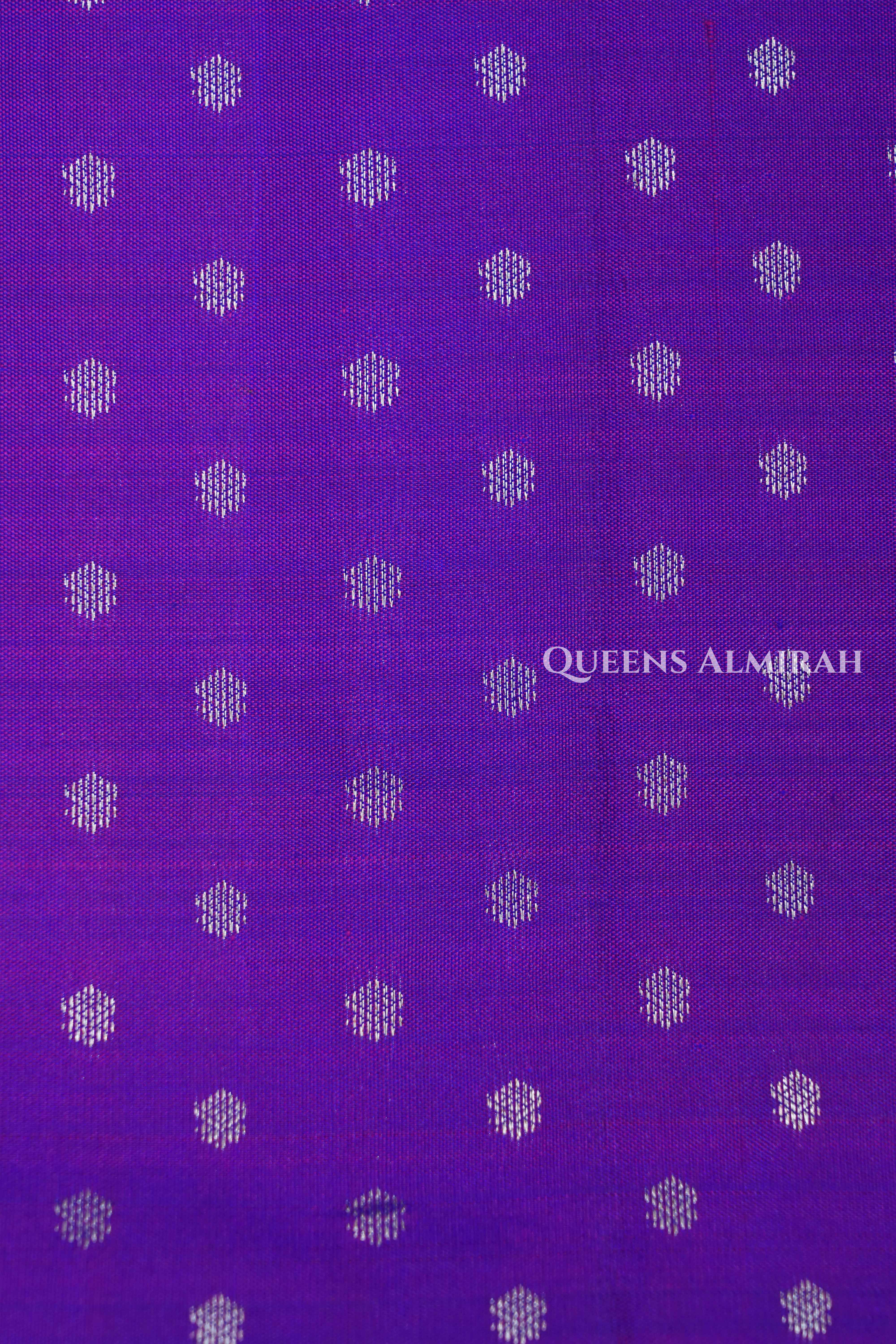 Violet Pure Kanchivaram Silk Saree