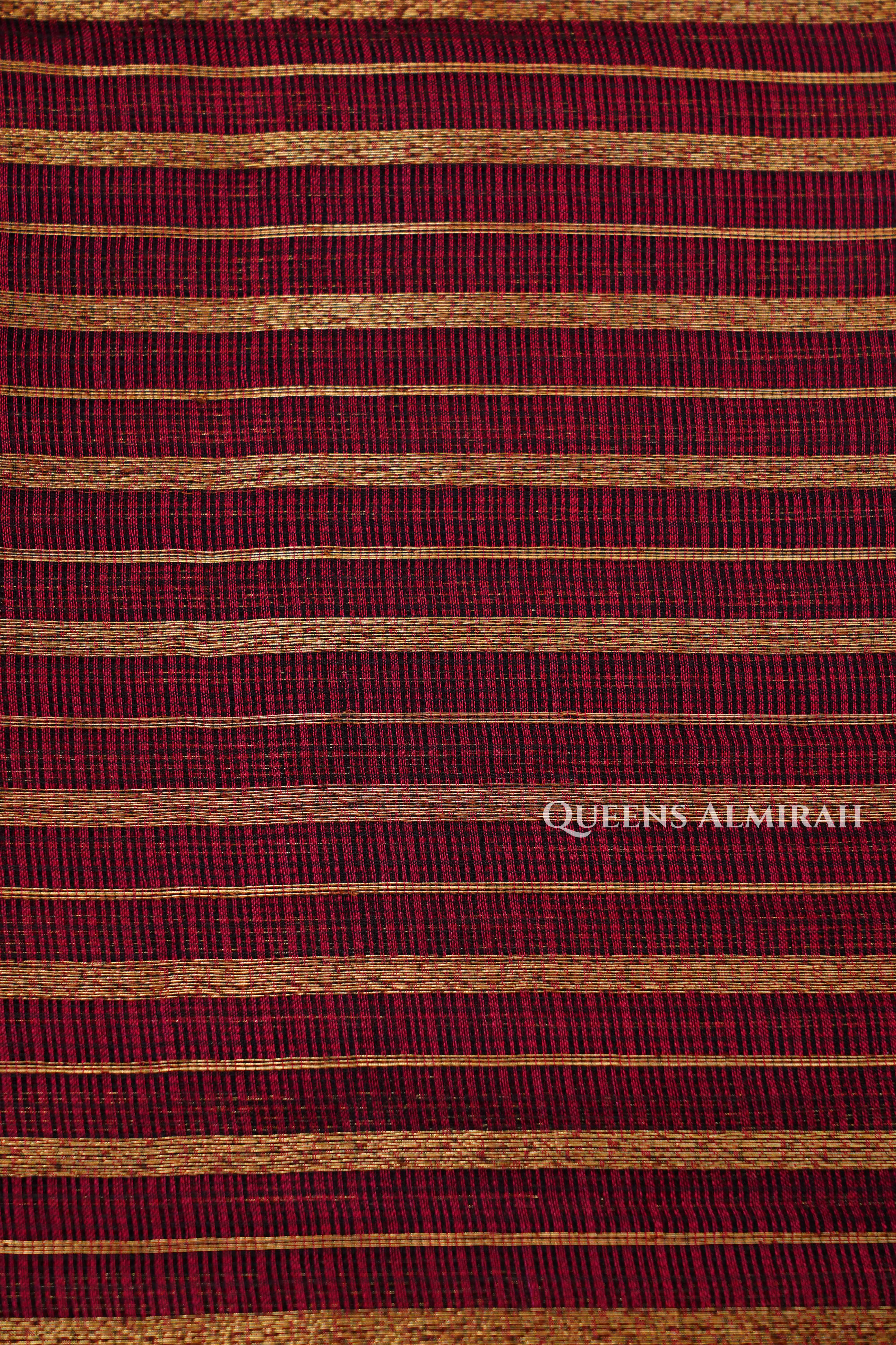 Maroon Pure Kota Silk Saree