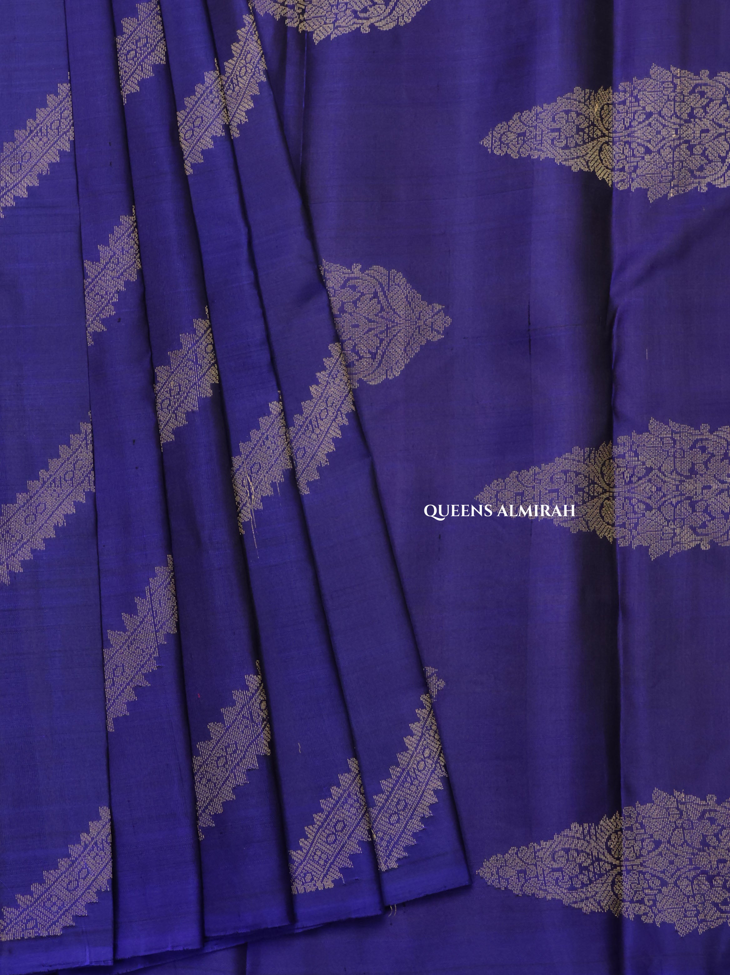 Blue Pure Kanchivaram Silk Saree