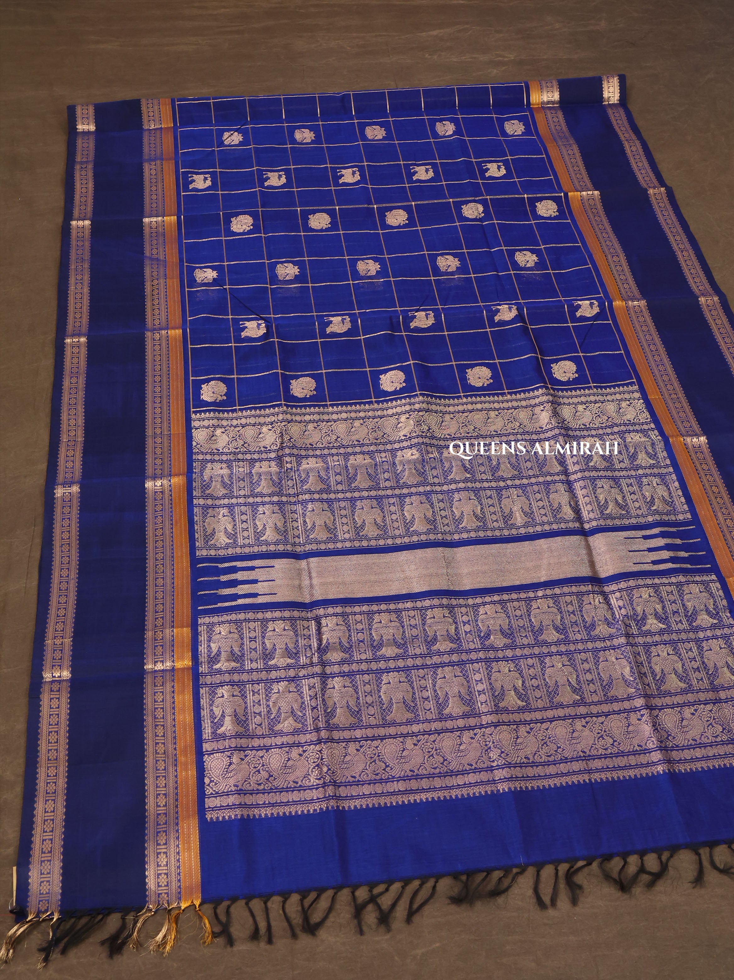 Violet Chettinad Silk Cotton Saree