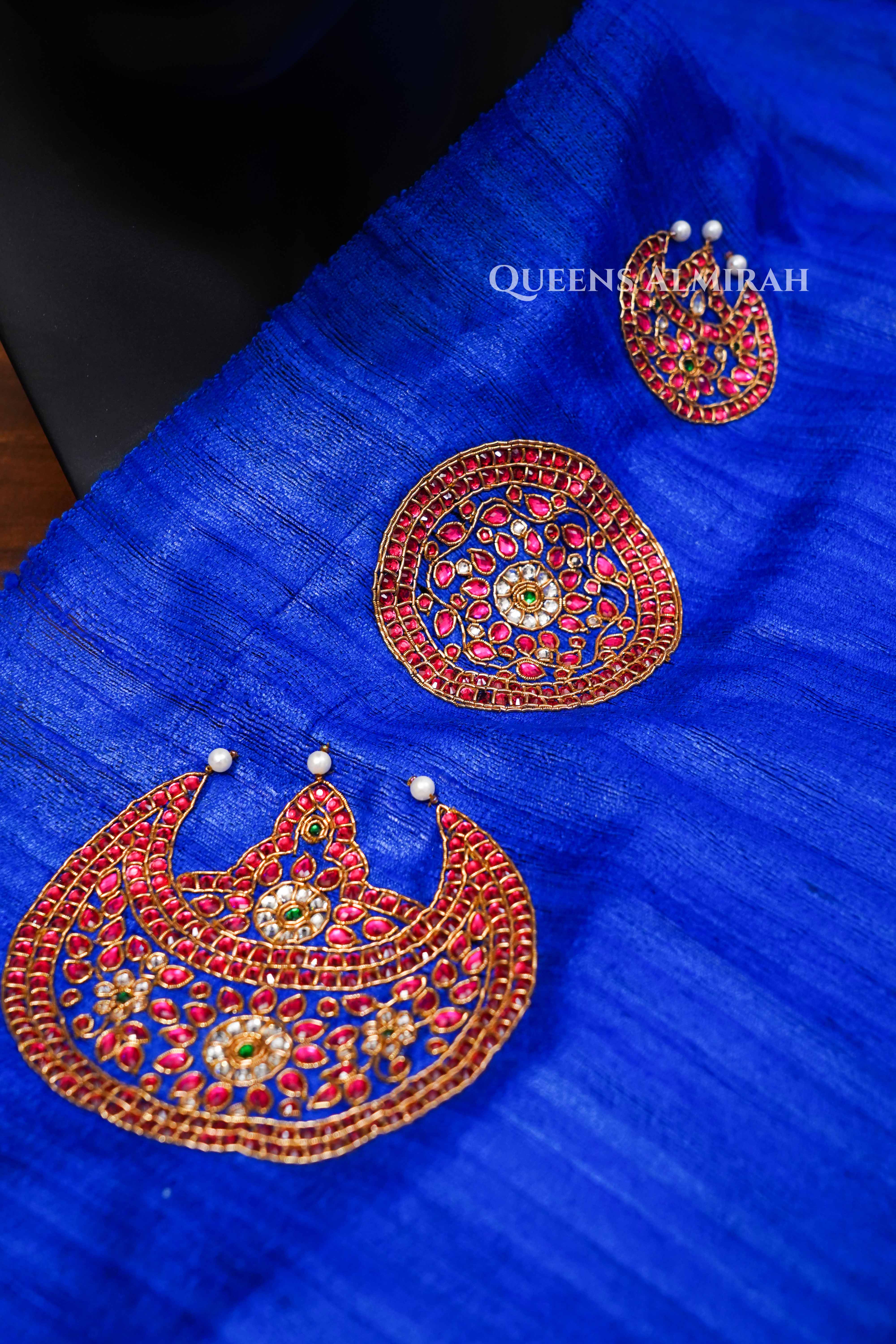 Chandran Suriyan  Designer Pure Tussar Silk Saree