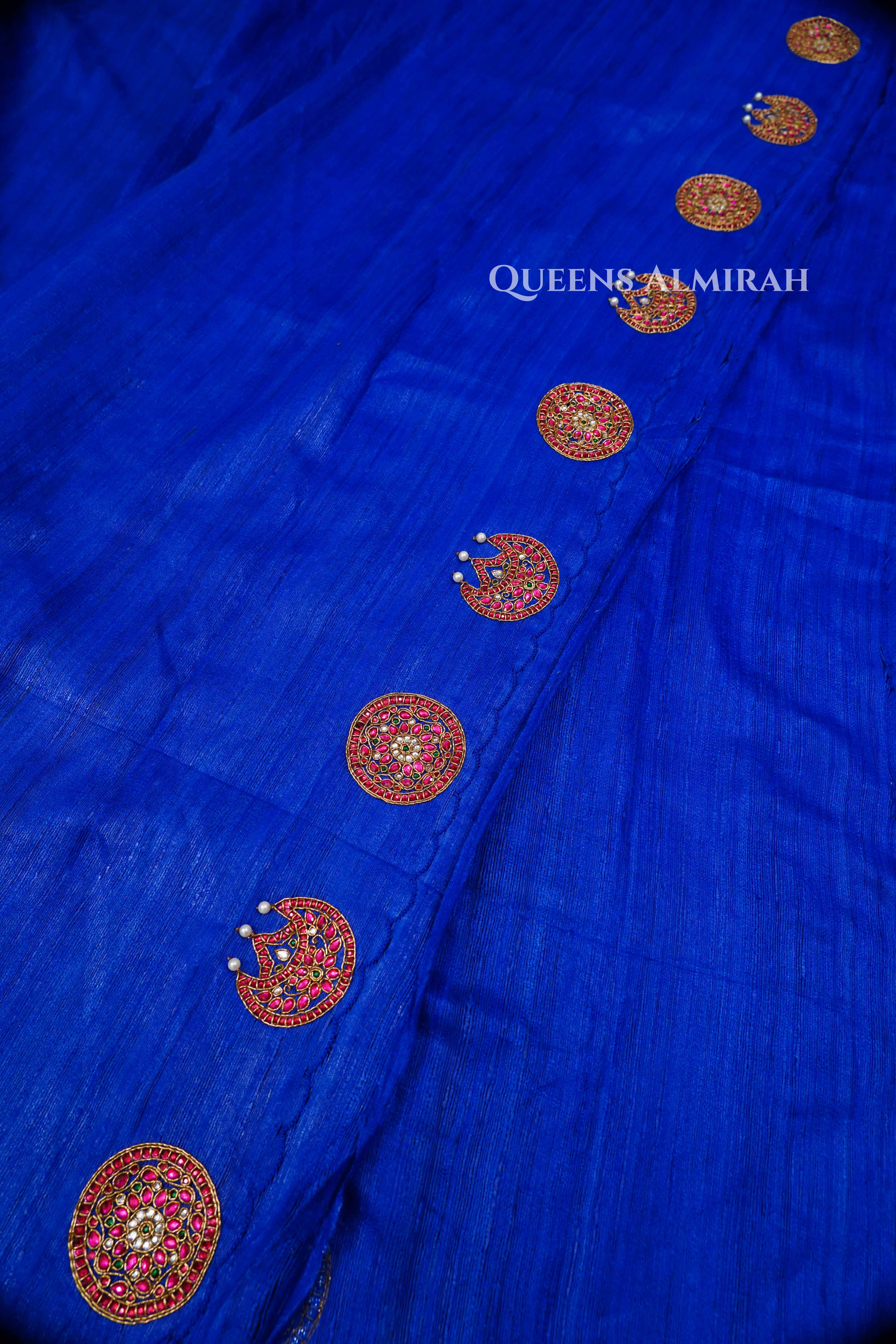 Chandran Suriyan  Designer Pure Tussar Silk Saree