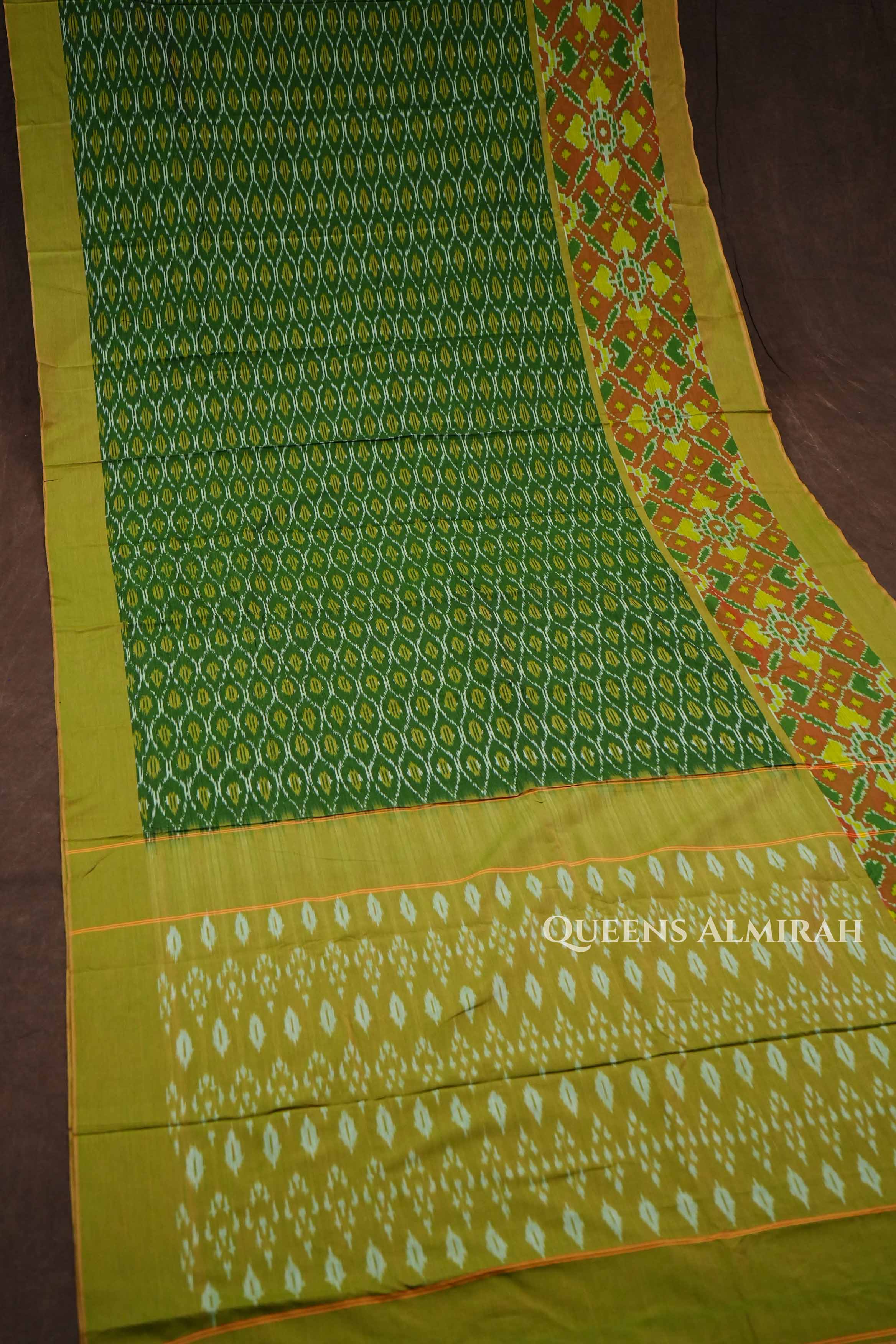 Green Budget Silk Cotton Saree