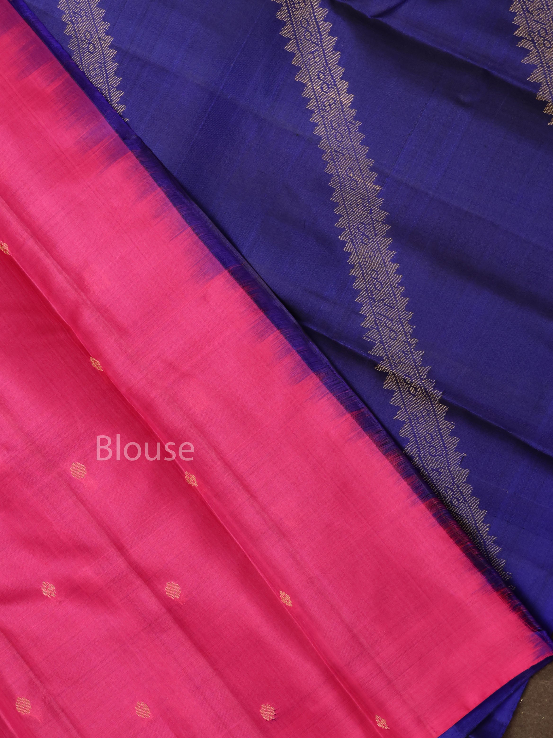 Blue Pure Kanchivaram Silk Saree