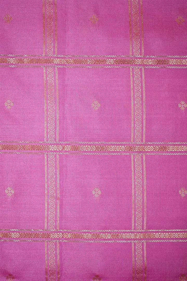 ROSE MILK PINK WITH WOVEN BORDER SOFT SILK SAREE - Queens Jewel Emporium