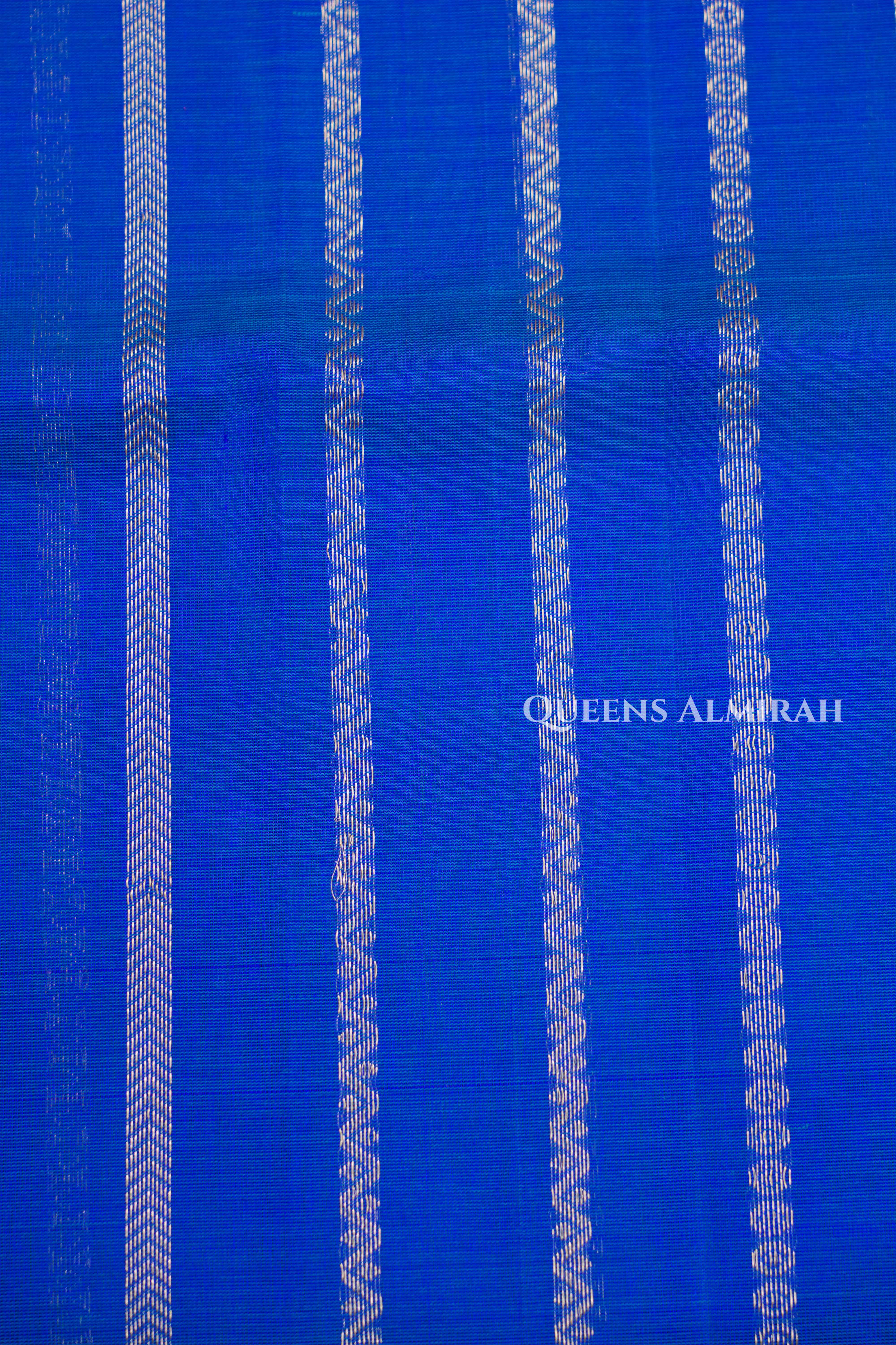 Royal Blue With Pink Chettinad Silk Cotton Saree