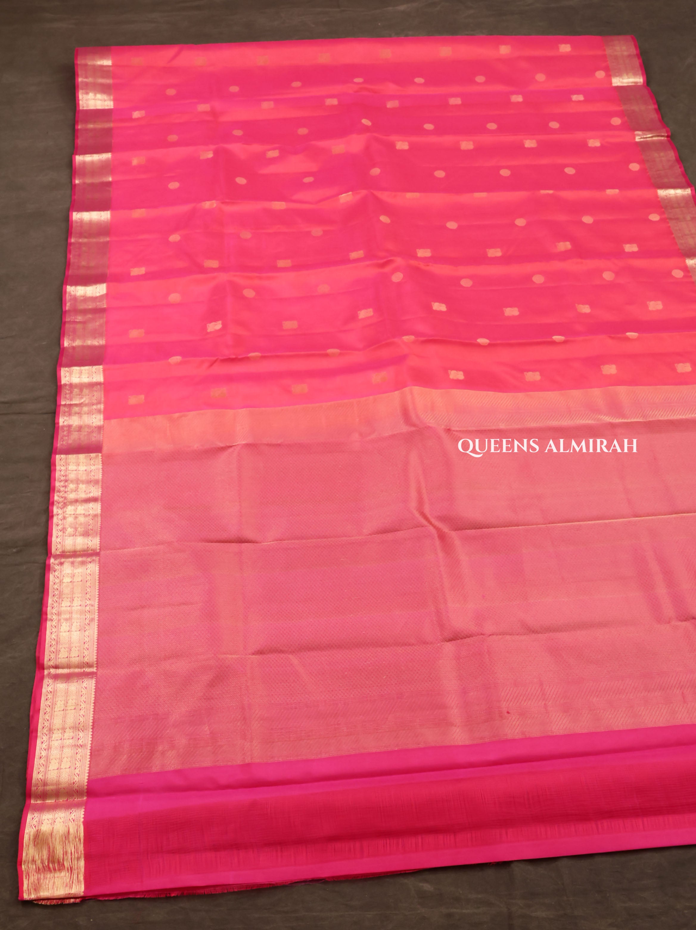 Pink Pure Kanchivaram Silk Saree