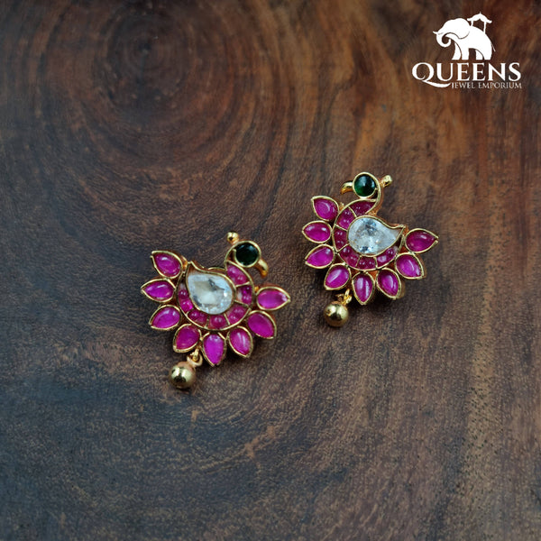 HANSAVATHI SIMPLE EARRINGS - Queens Jewel Emporium