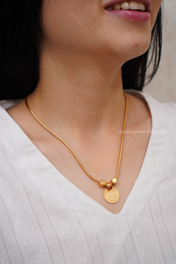 MADHUJA KASU NECKLACE - Queens Jewel Emporium