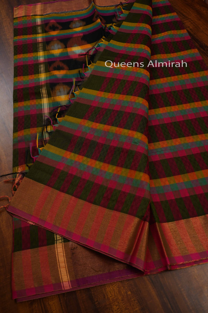 MULTI COLOR PURE SILK COTTON - Queens Jewel Emporium